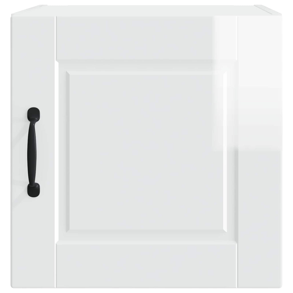 vidaXL Szafka ścienna PORTO 2 pcs Wysoki połysk biały 40 x 31 x 40 cm