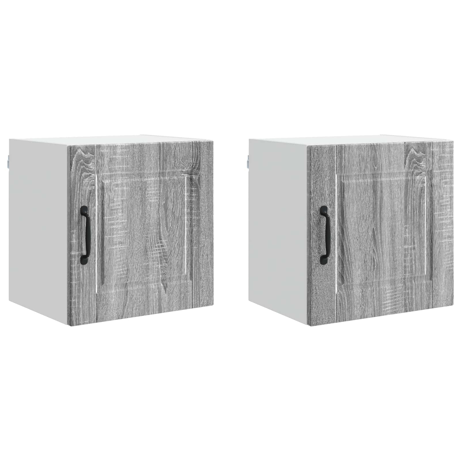 vidaXL Szafka ścienna PORTO 2 pcs Szary Sonoma 40 x 31 x 40 cm