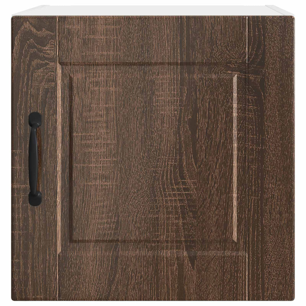 vidaXL Szafka ścienna PORTO 2 pcs Brązowy dąb 40 x 31 x 40 cm