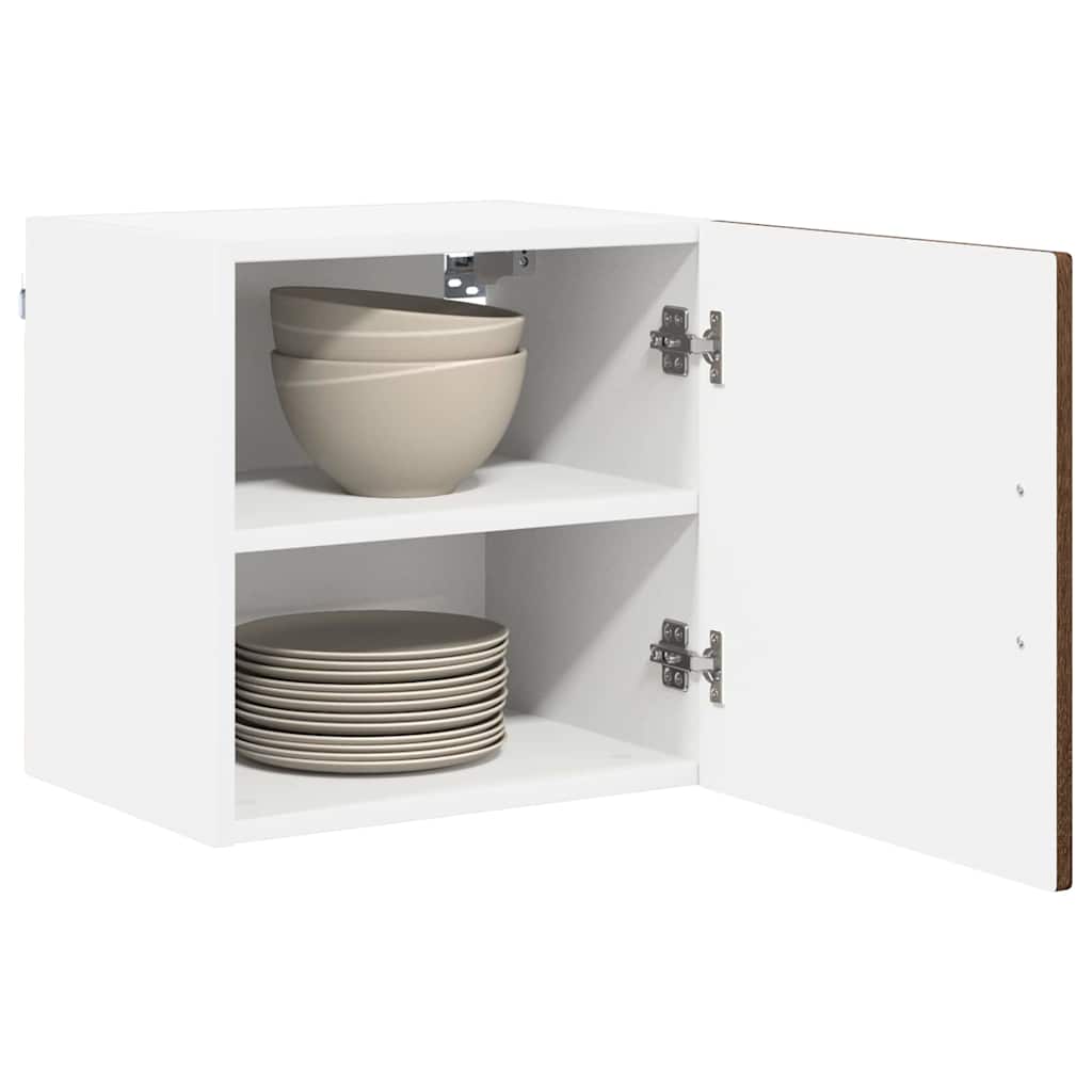 vidaXL Szafka ścienna PORTO 2 pcs Brązowy dąb 40 x 31 x 40 cm