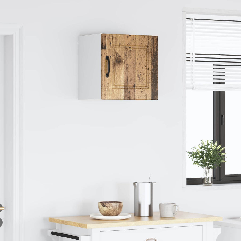 vidaXL Szafka ścienna PORTO Stare drewno 40 x 31 x 40 cm