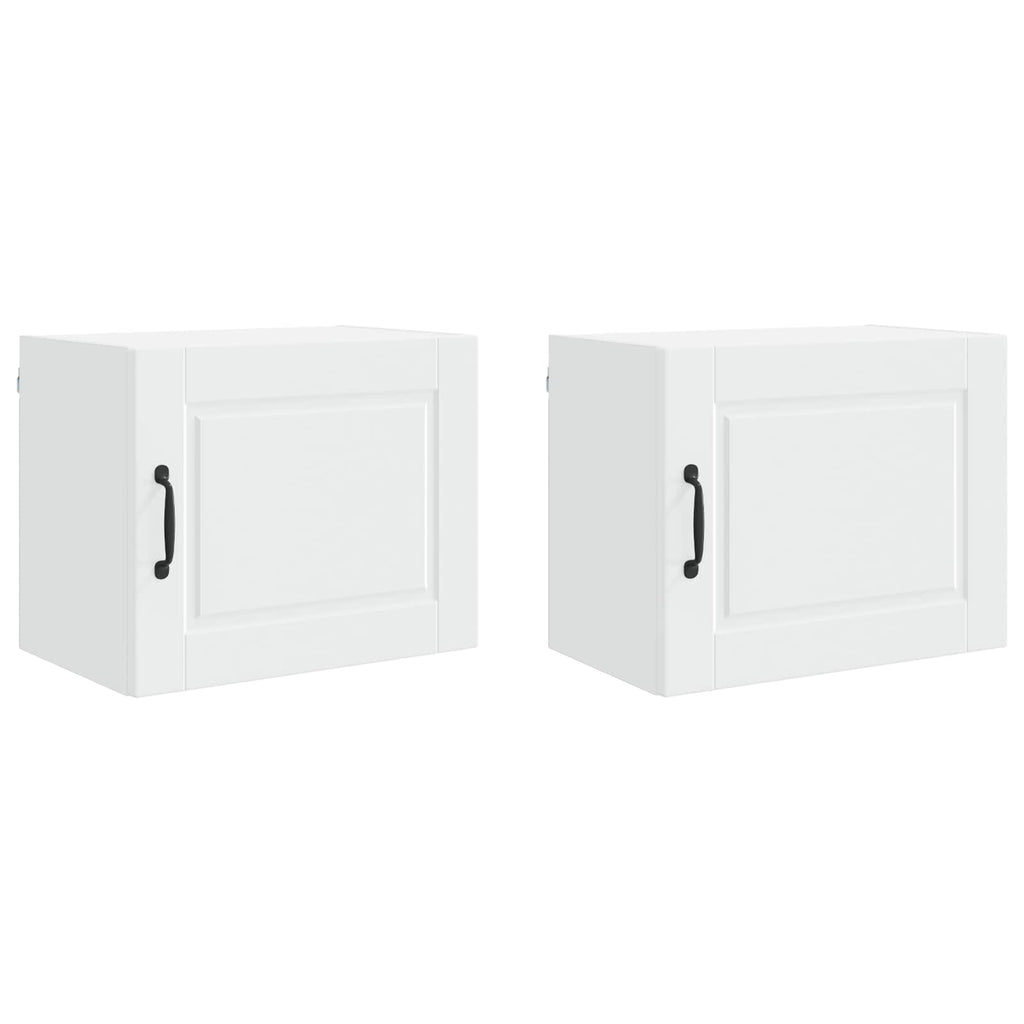 vidaXL Szafka ścienna PORTO 2 pcs Biały 50 x 31 x 40 cm