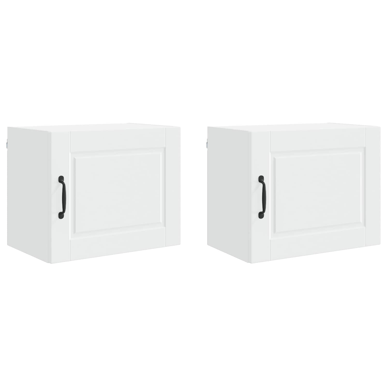 vidaXL Szafka ścienna PORTO 2 pcs Biały 50 x 31 x 40 cm