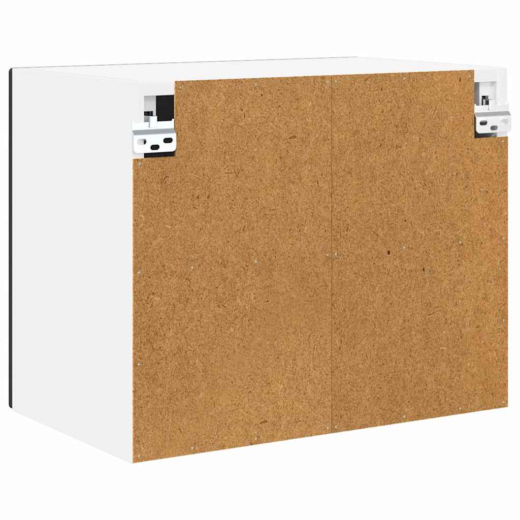 vidaXL Szafka ścienna PORTO 2 pcs Czarny 50 x 31 x 40 cm