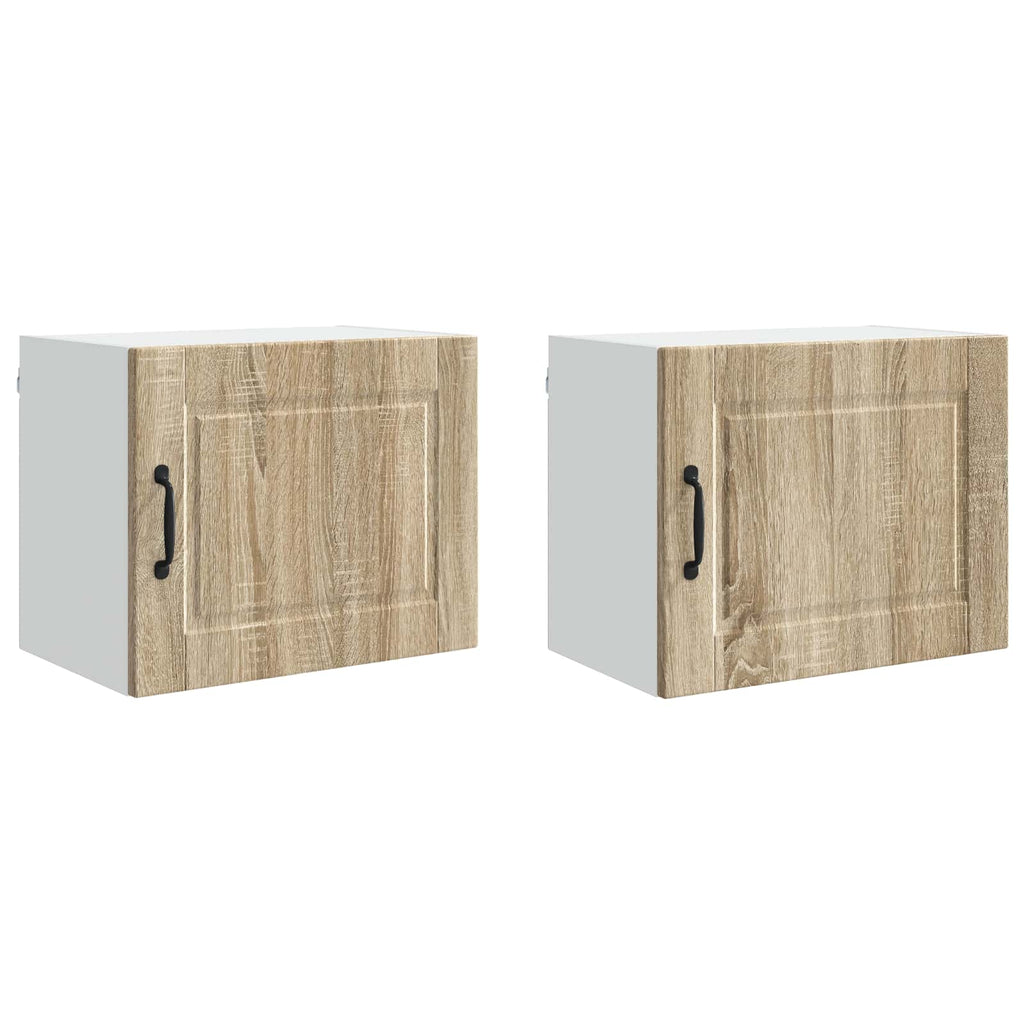 vidaXL Szafka ścienna PORTO 2 pcs Dąb Sonoma 50 x 31 x 40 cm