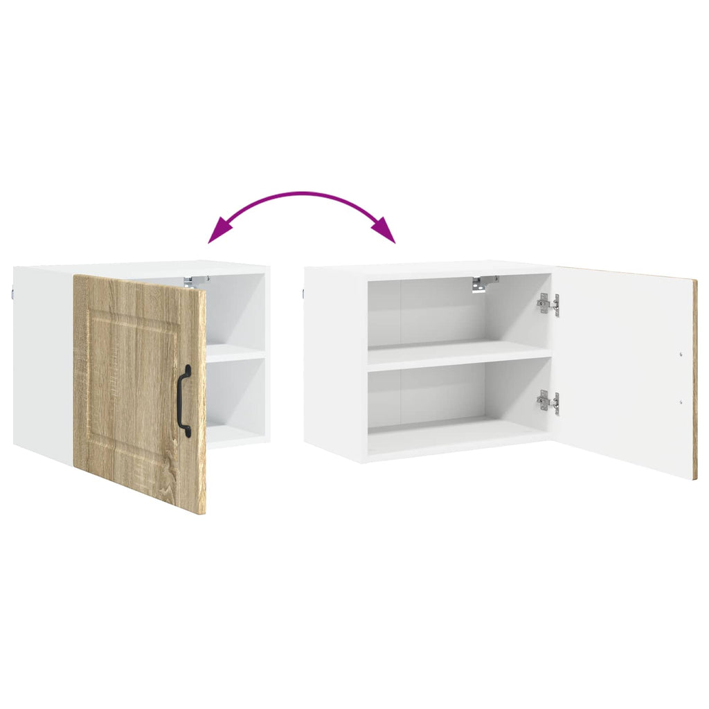 vidaXL Szafka ścienna PORTO 2 pcs Dąb Sonoma 50 x 31 x 40 cm