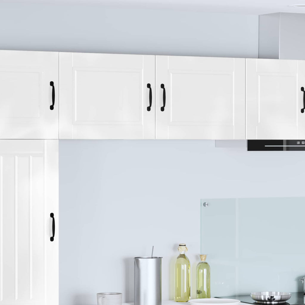 vidaXL Szafka ścienna PORTO 2 pcs Wysoki połysk biały 50 x 31 x 40 cm