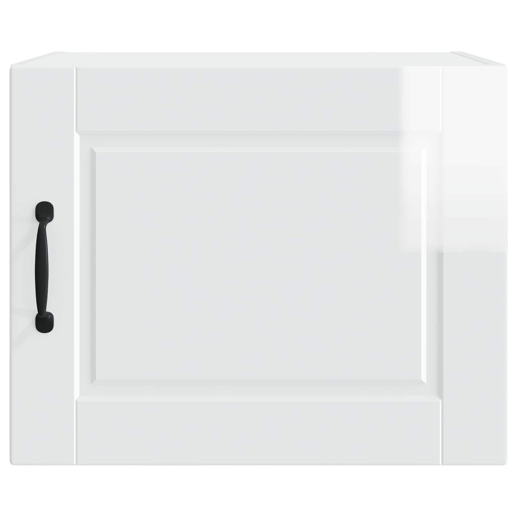 vidaXL Szafka ścienna PORTO 2 pcs Wysoki połysk biały 50 x 31 x 40 cm