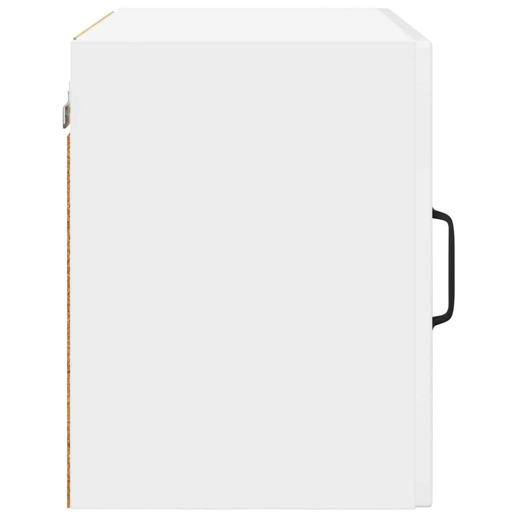 vidaXL Szafka ścienna PORTO 2 pcs Wysoki połysk biały 50 x 31 x 40 cm