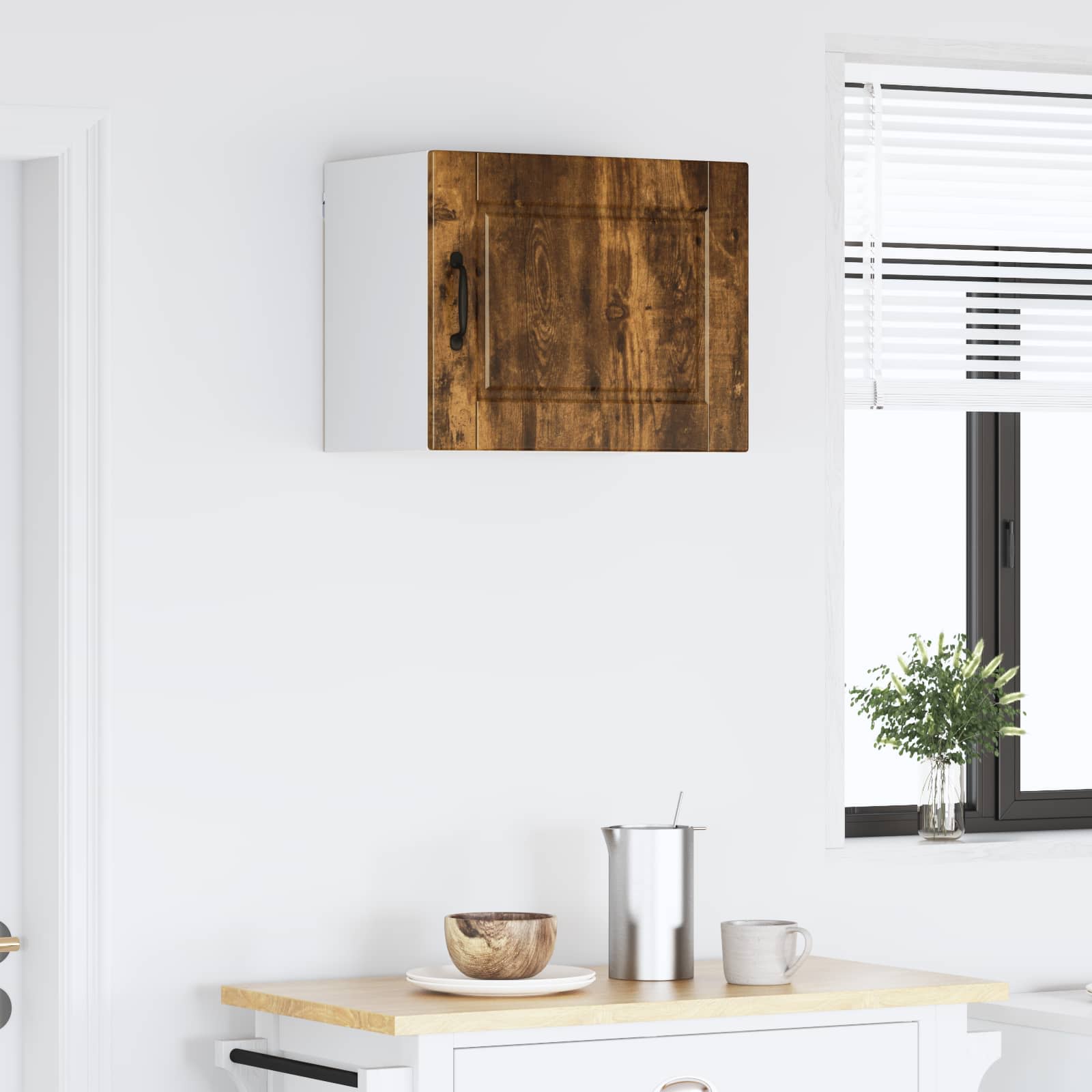 vidaXL Szafka ścienna PORTO Dąb wędzony 50 x 31 x 40 cm