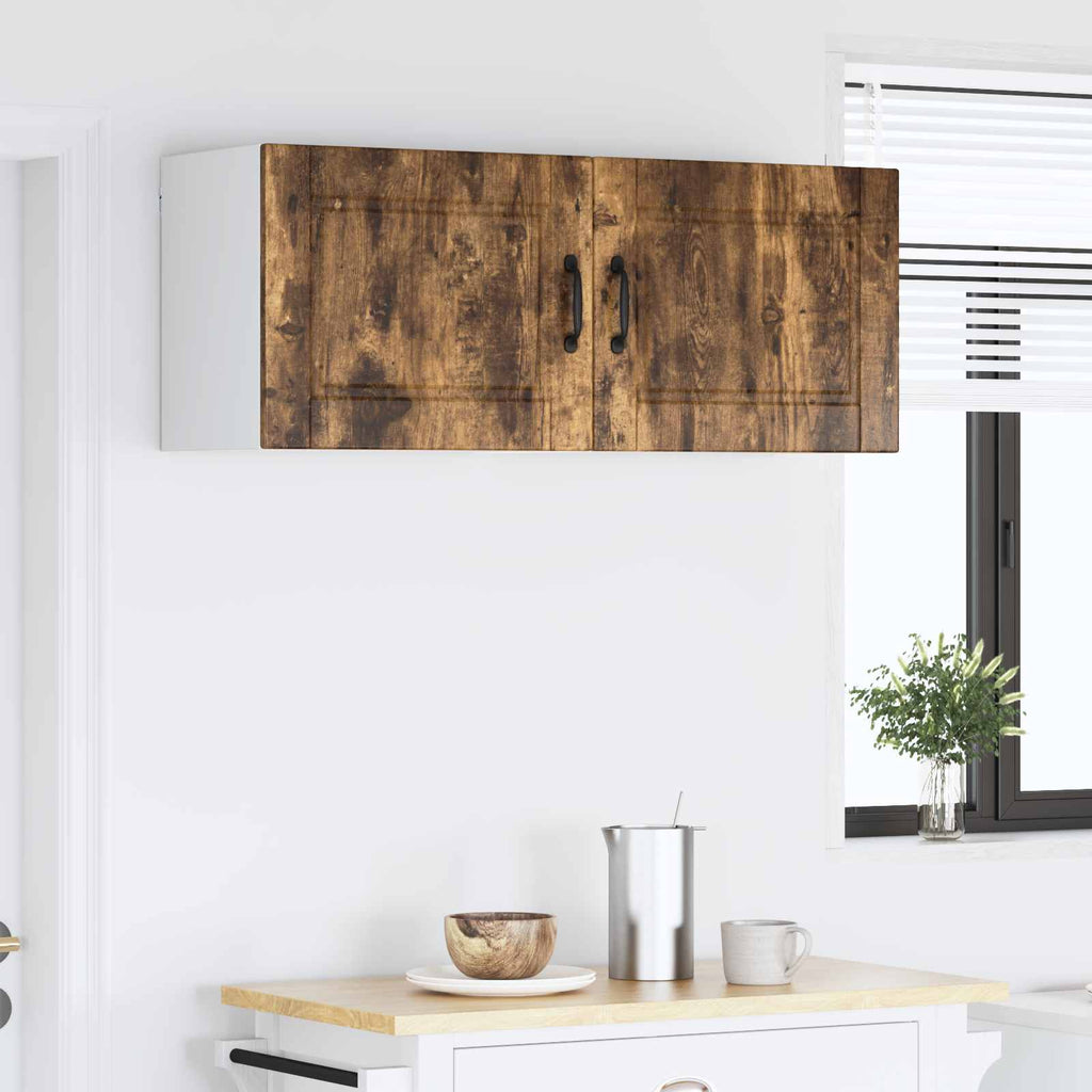 vidaXL Szafka ścienna PORTO 2 pcs Dąb wędzony 50 x 31 x 40 cm