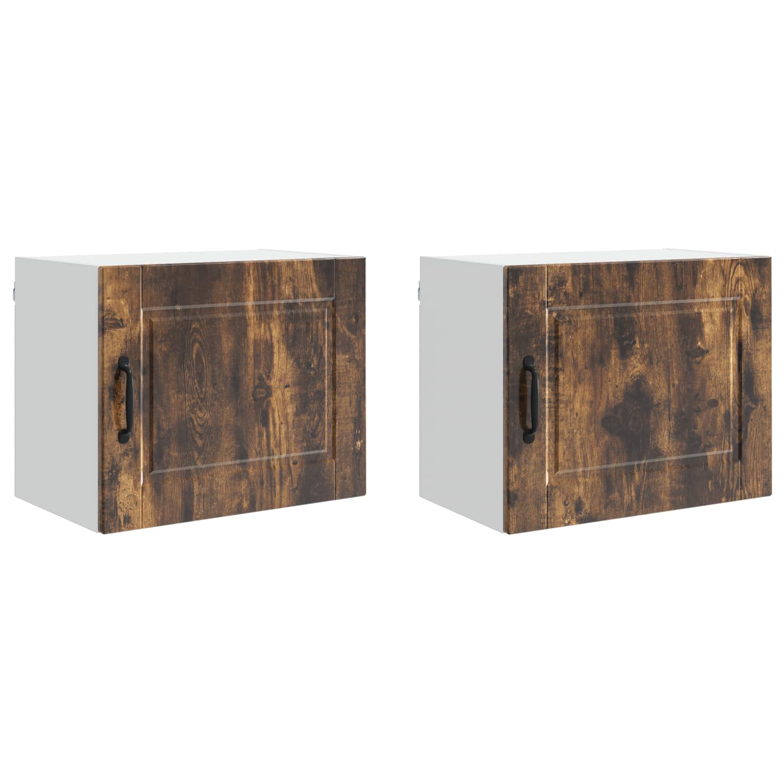 vidaXL Szafka ścienna PORTO 2 pcs Dąb wędzony 50 x 31 x 40 cm