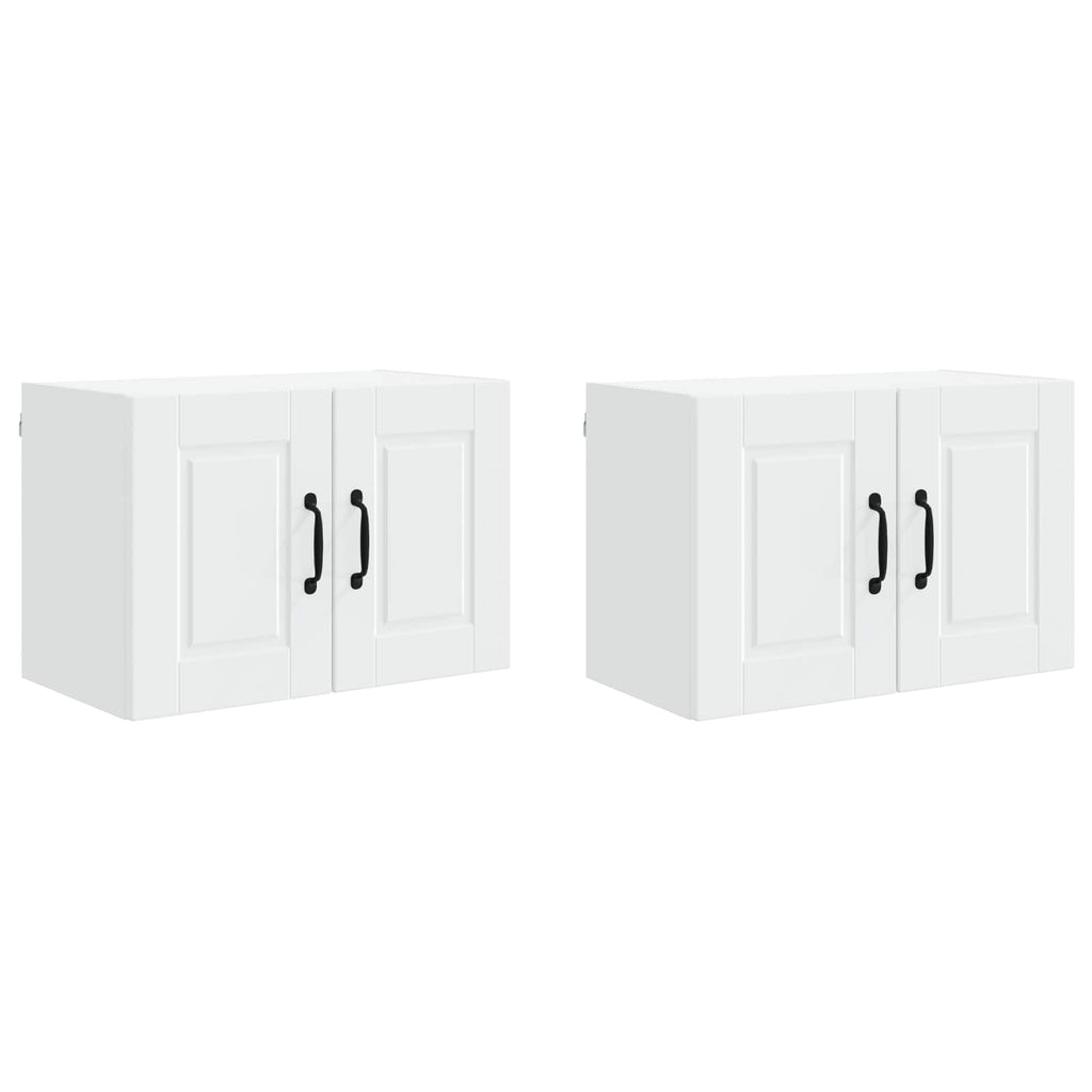 vidaXL Szafka ścienna PORTO 2 pcs Biały 60 x 31 x 40 cm