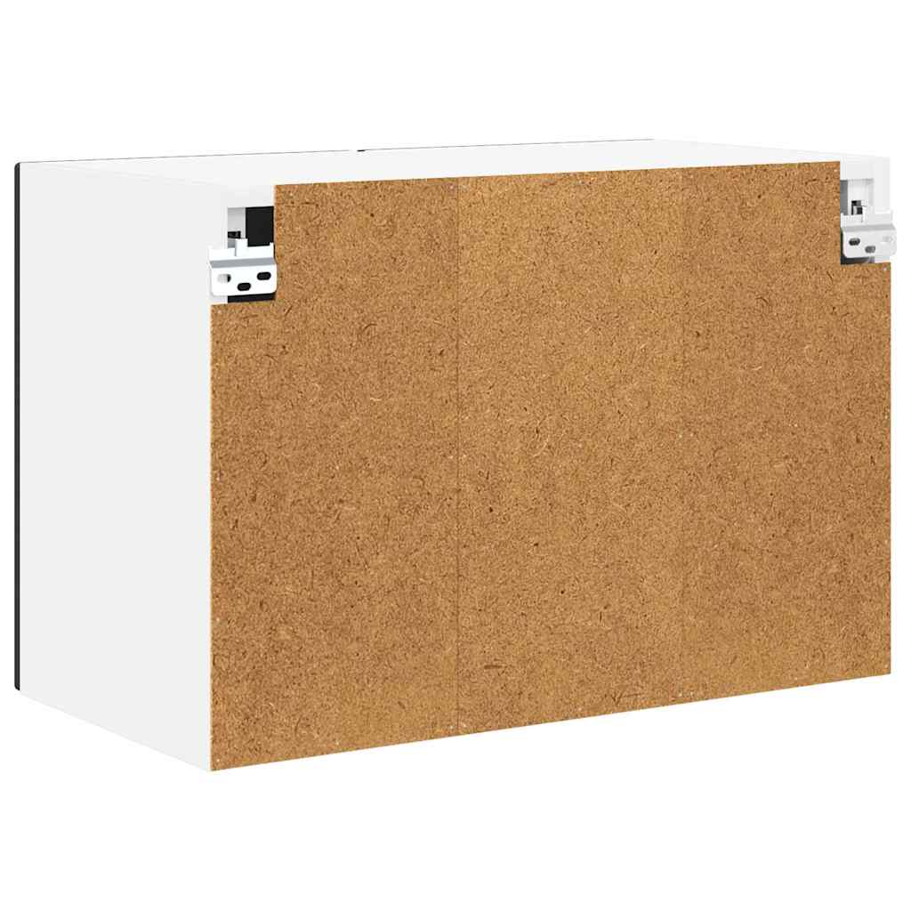 vidaXL Szafka ścienna PORTO 2 pcs Czarny 60 x 31 x 40 cm