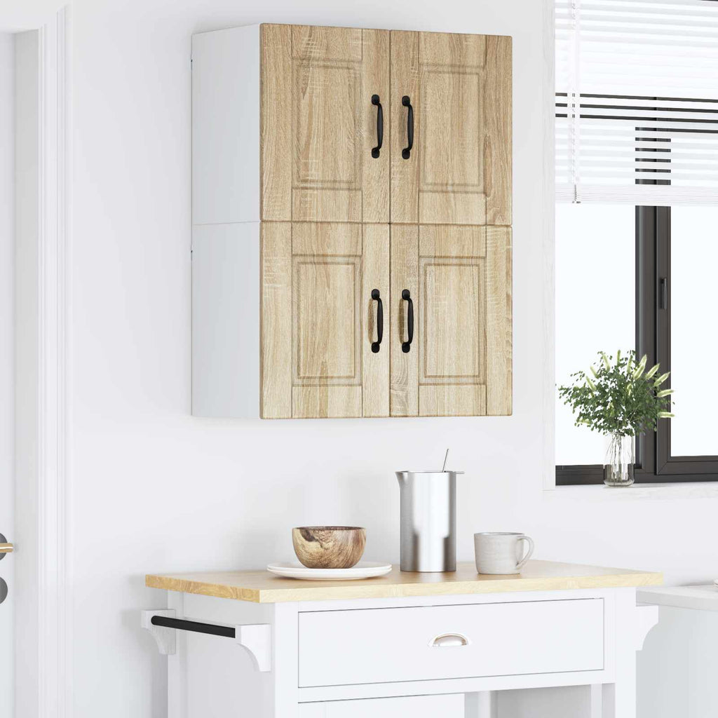 vidaXL Szafka ścienna PORTO 2 pcs Dąb Sonoma 60 x 31 x 40 cm