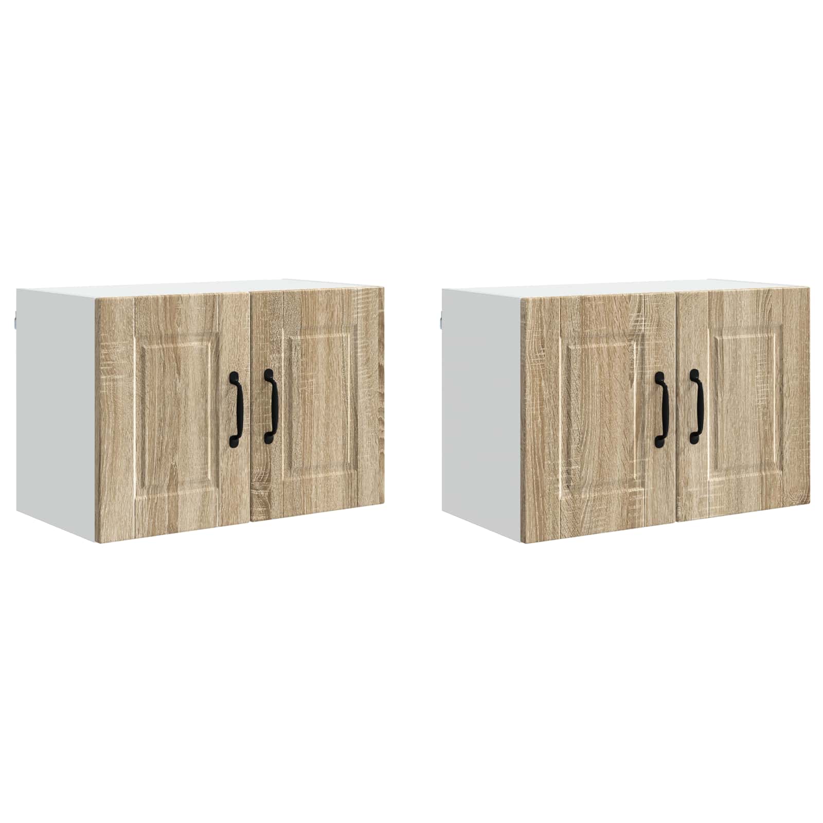 vidaXL Szafka ścienna PORTO 2 pcs Dąb Sonoma 60 x 31 x 40 cm