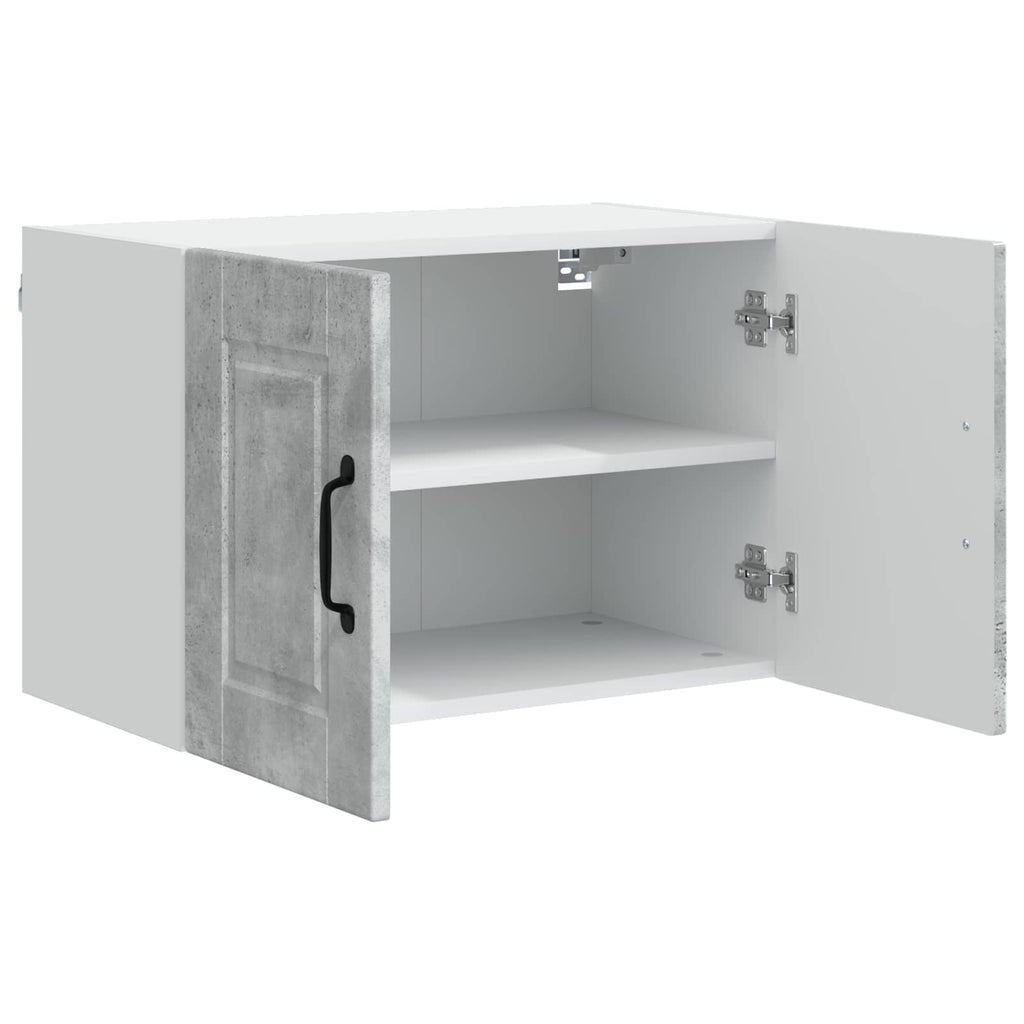 vidaXL Szafka ścienna PORTO 2 pcs Betonowy szary 60 x 31 x 40 cm