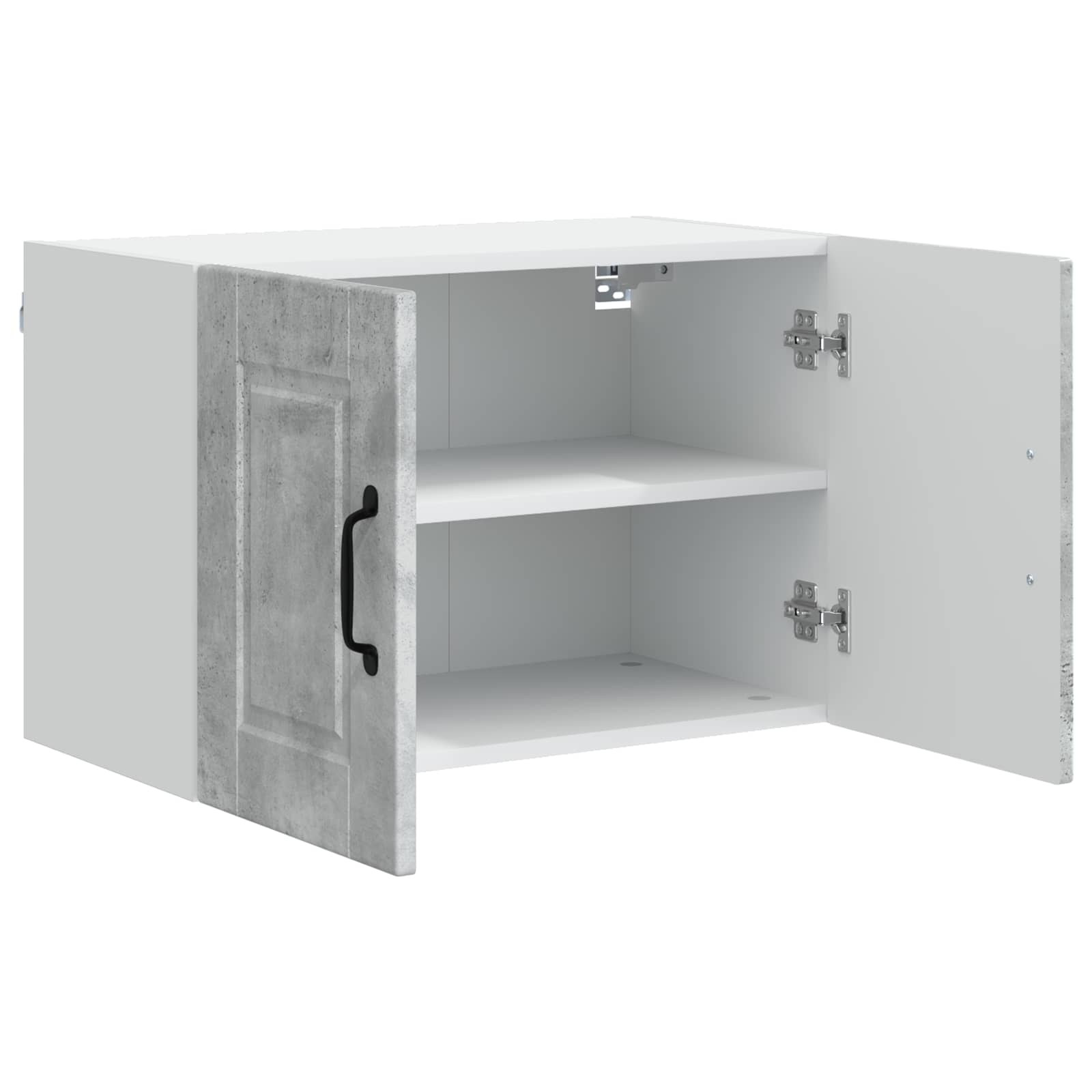 vidaXL Szafka ścienna PORTO 2 pcs Betonowy szary 60 x 31 x 40 cm