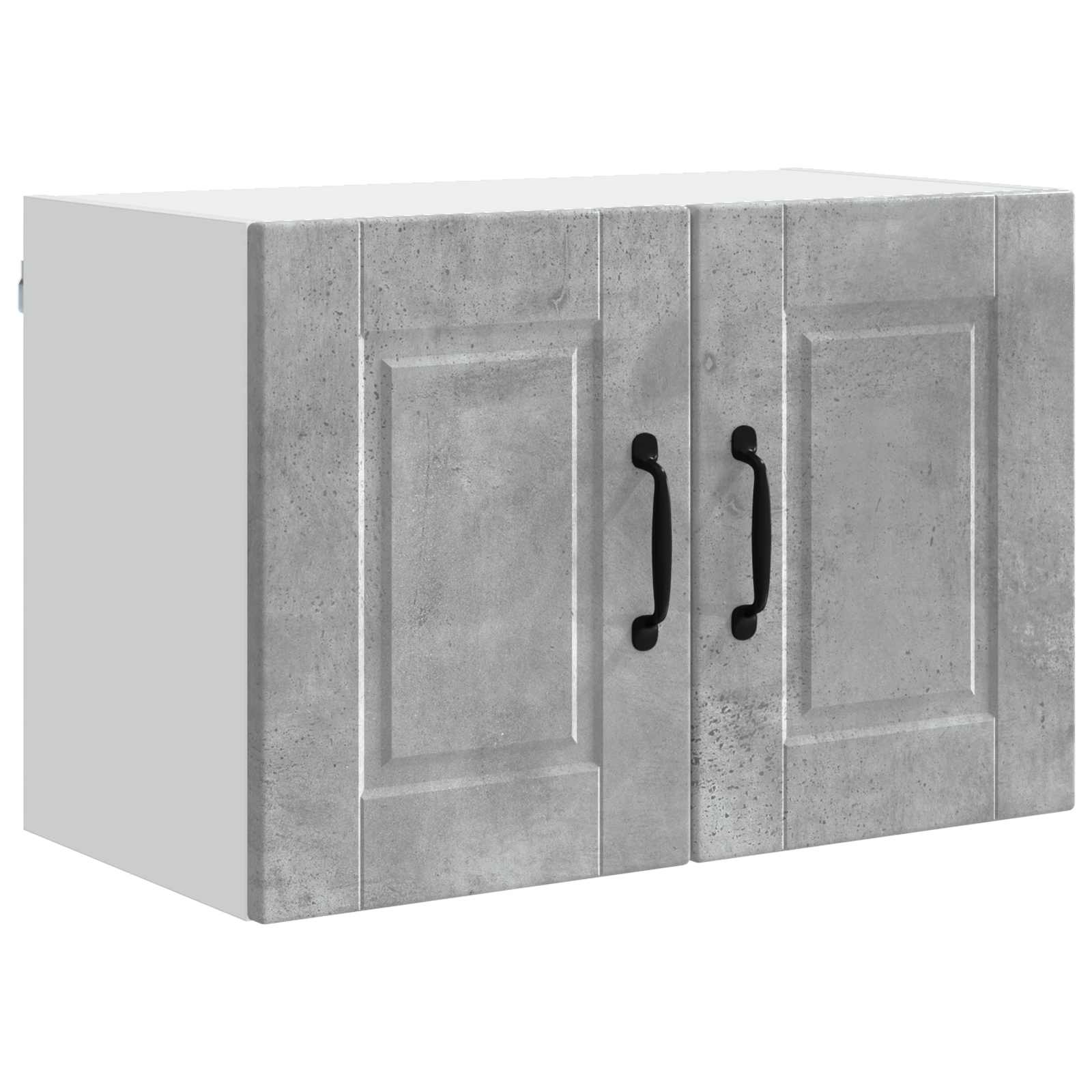 vidaXL Szafka ścienna PORTO 2 pcs Betonowy szary 60 x 31 x 40 cm