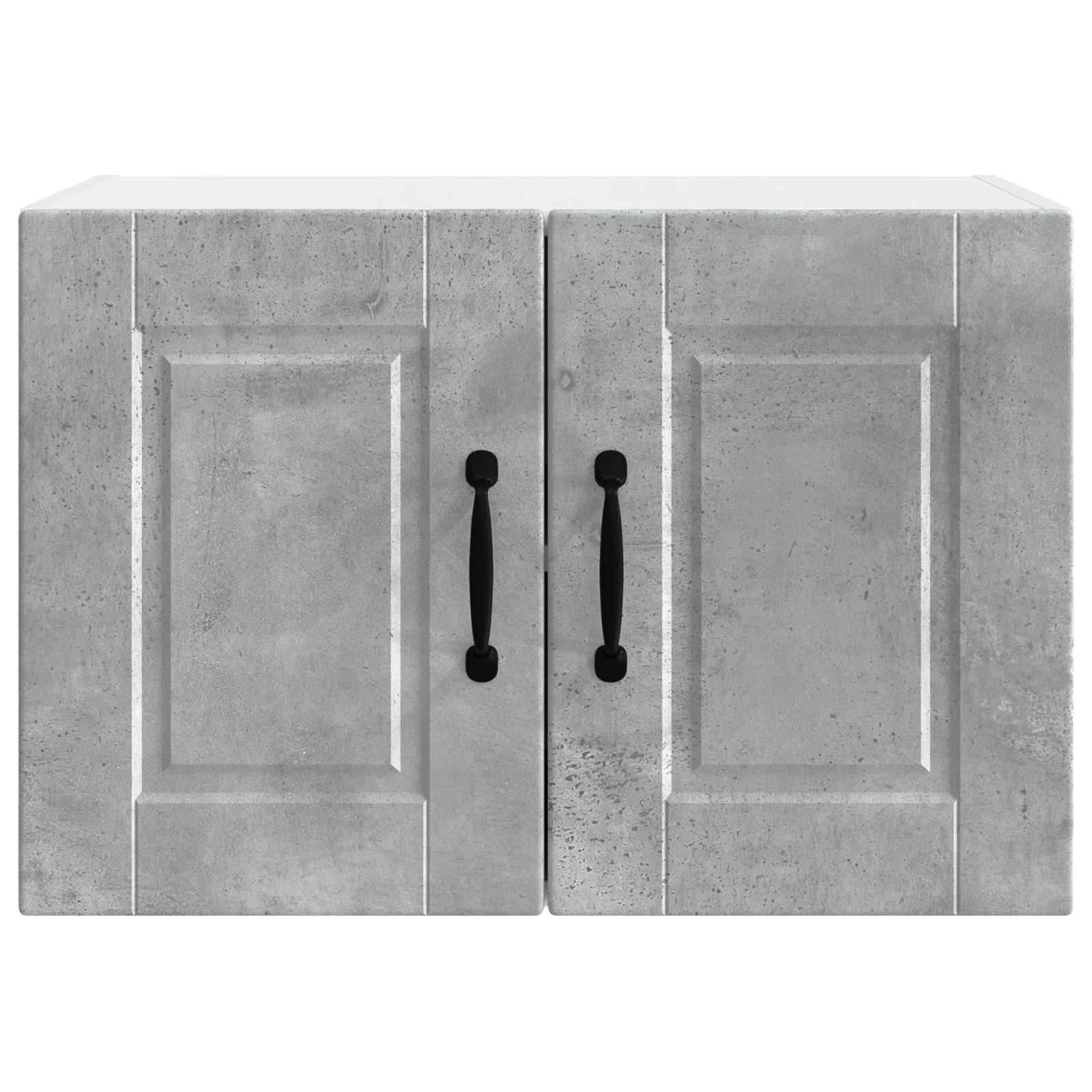 vidaXL Szafka ścienna PORTO 2 pcs Betonowy szary 60 x 31 x 40 cm