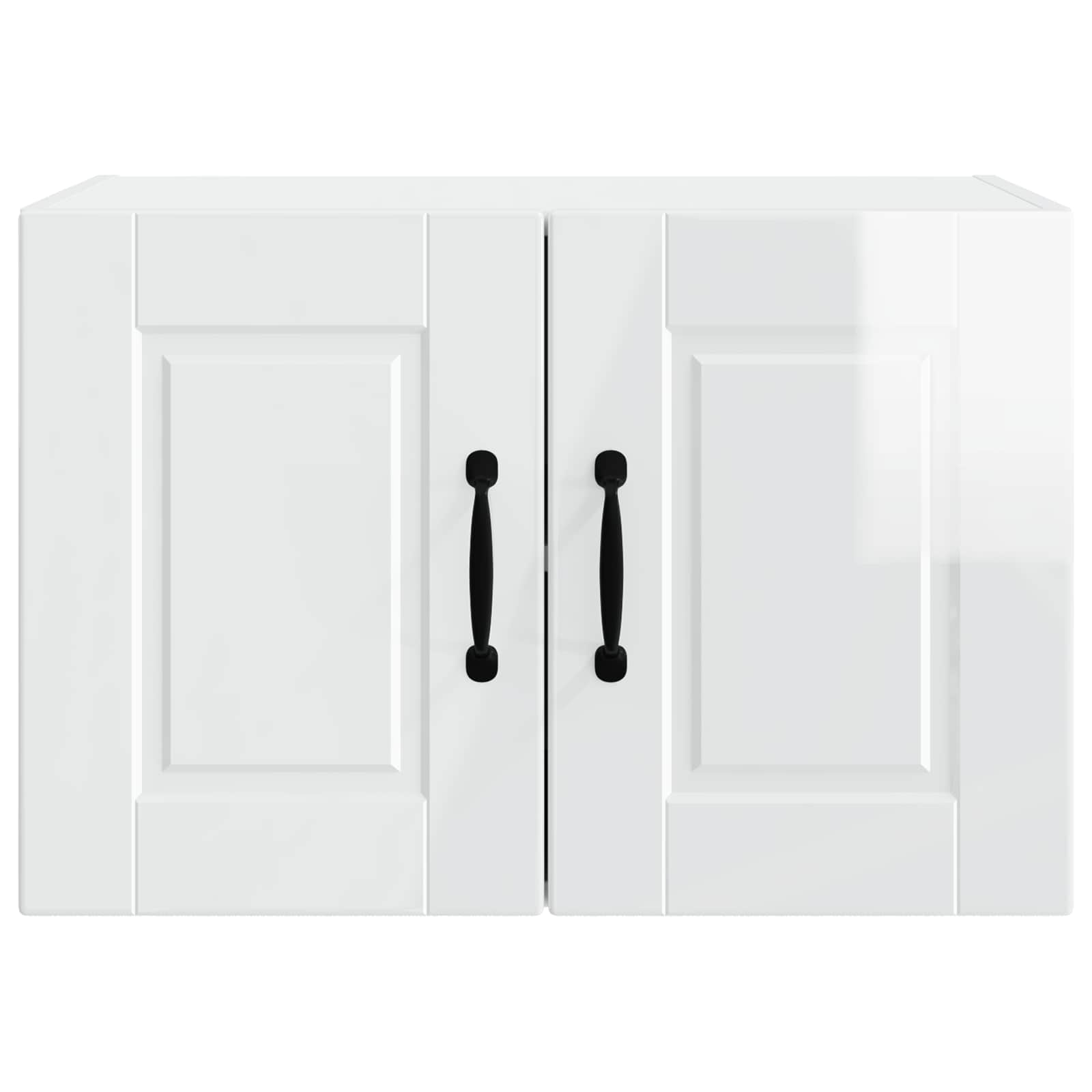 vidaXL Szafka ścienna PORTO Wysoki połysk biały 60 x 31 x 40 cm
