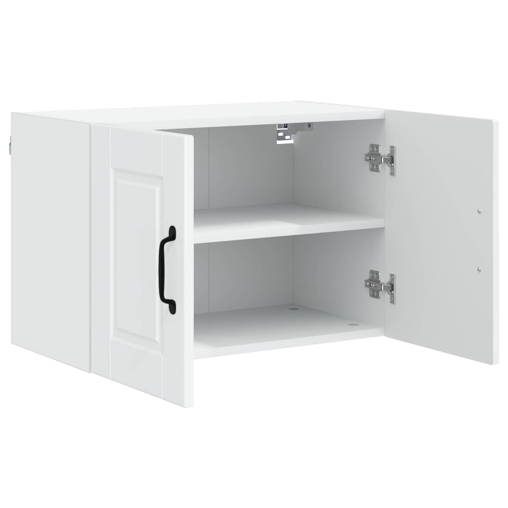 vidaXL Szafka ścienna PORTO 2 pcs Wysoki połysk biały 60 x 31 x 40 cm