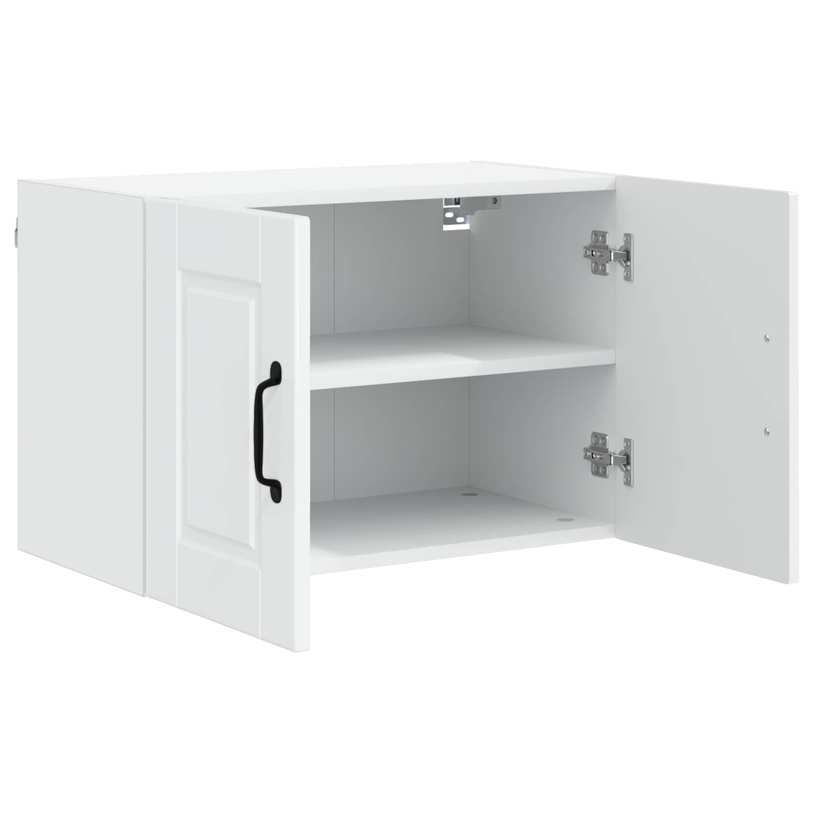 vidaXL Szafka ścienna PORTO 2 pcs Wysoki połysk biały 60 x 31 x 40 cm