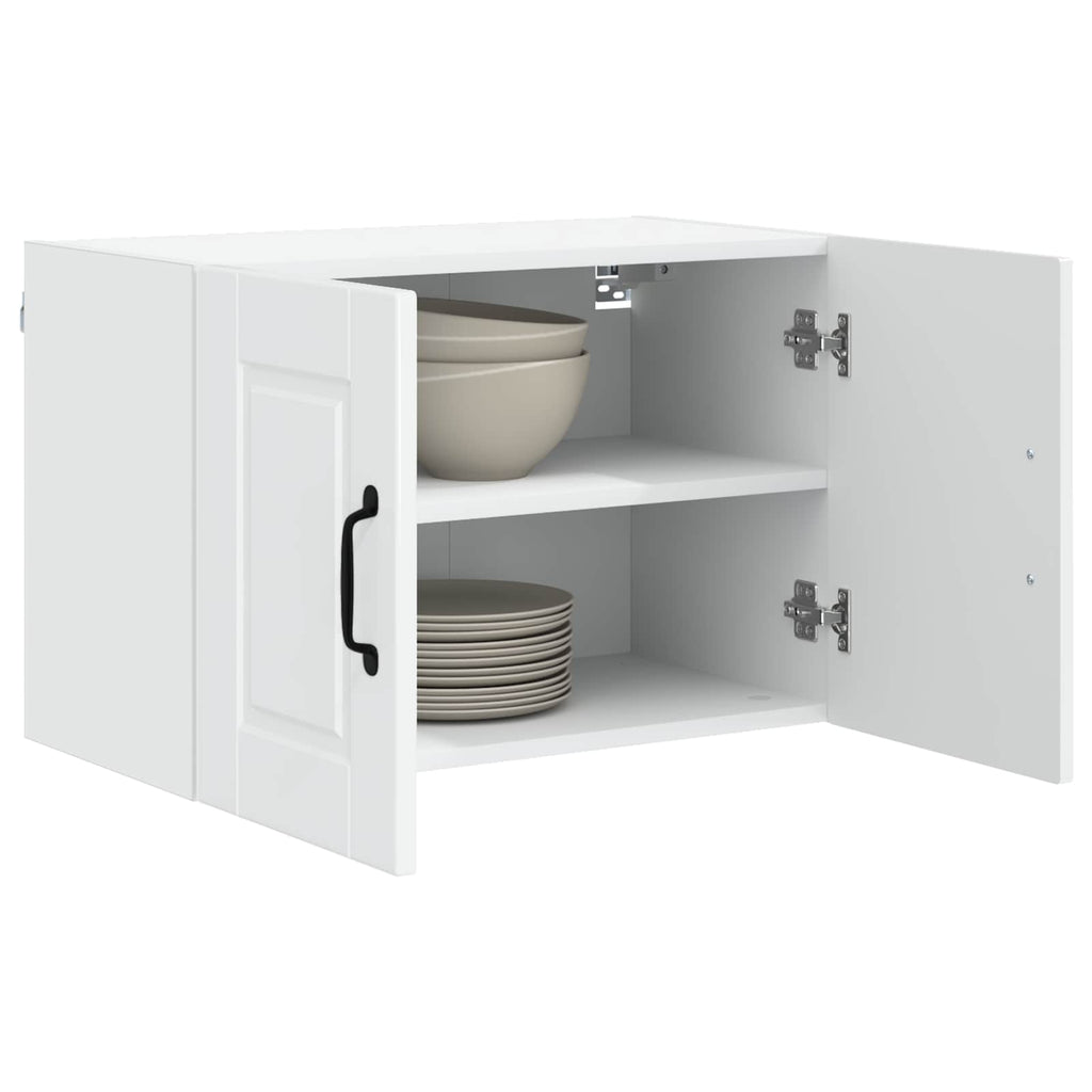 vidaXL Szafka ścienna PORTO 2 pcs Wysoki połysk biały 60 x 31 x 40 cm