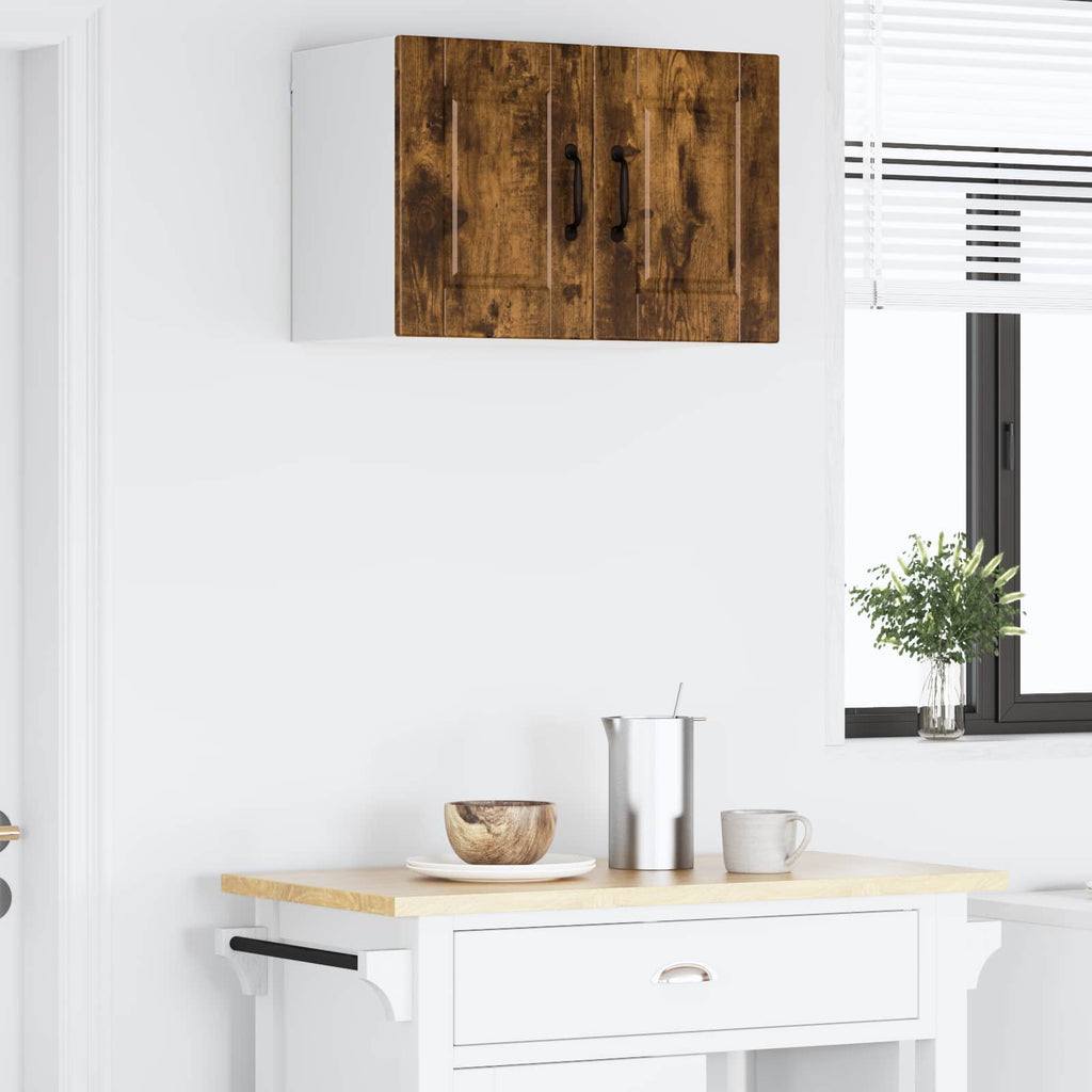vidaXL Szafka ścienna PORTO Dąb wędzony 60 x 31 x 40 cm