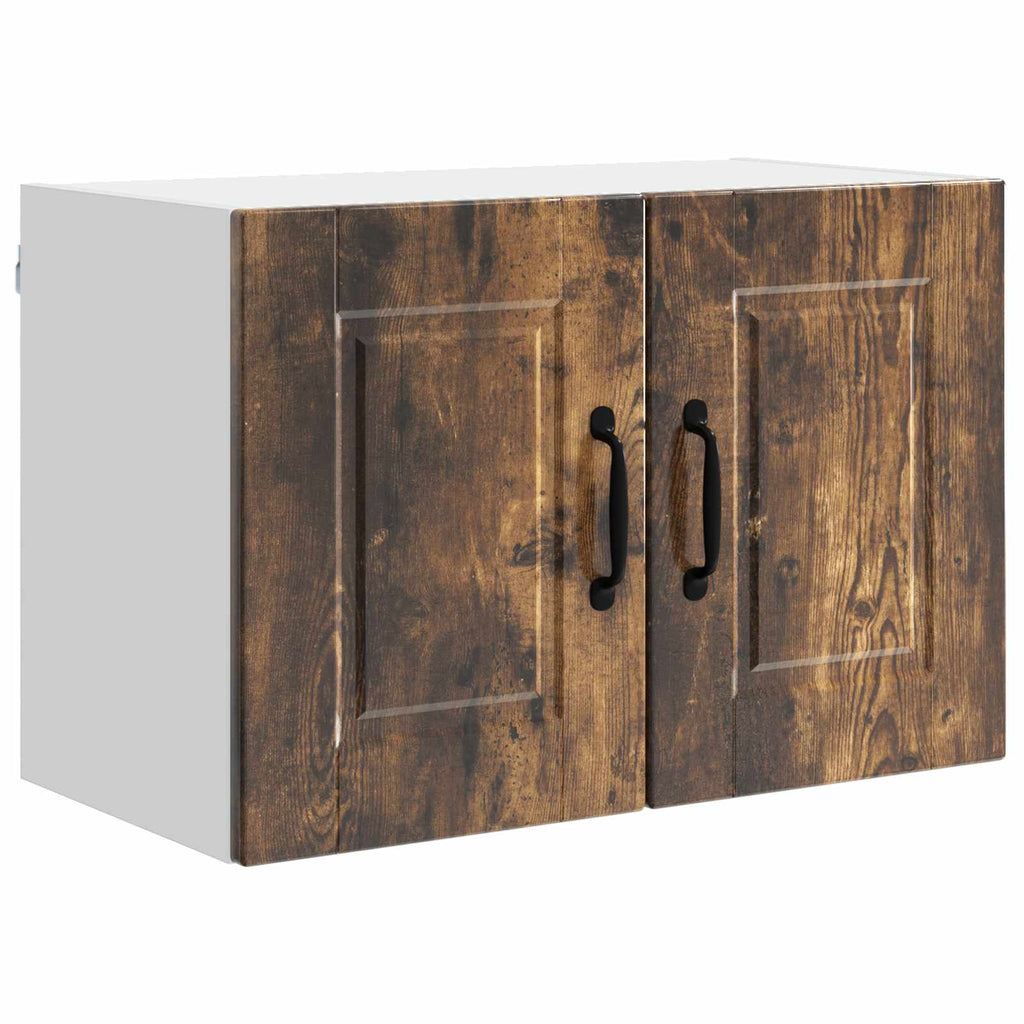 vidaXL Szafka ścienna PORTO 2 pcs Dąb wędzony 60 x 31 x 40 cm