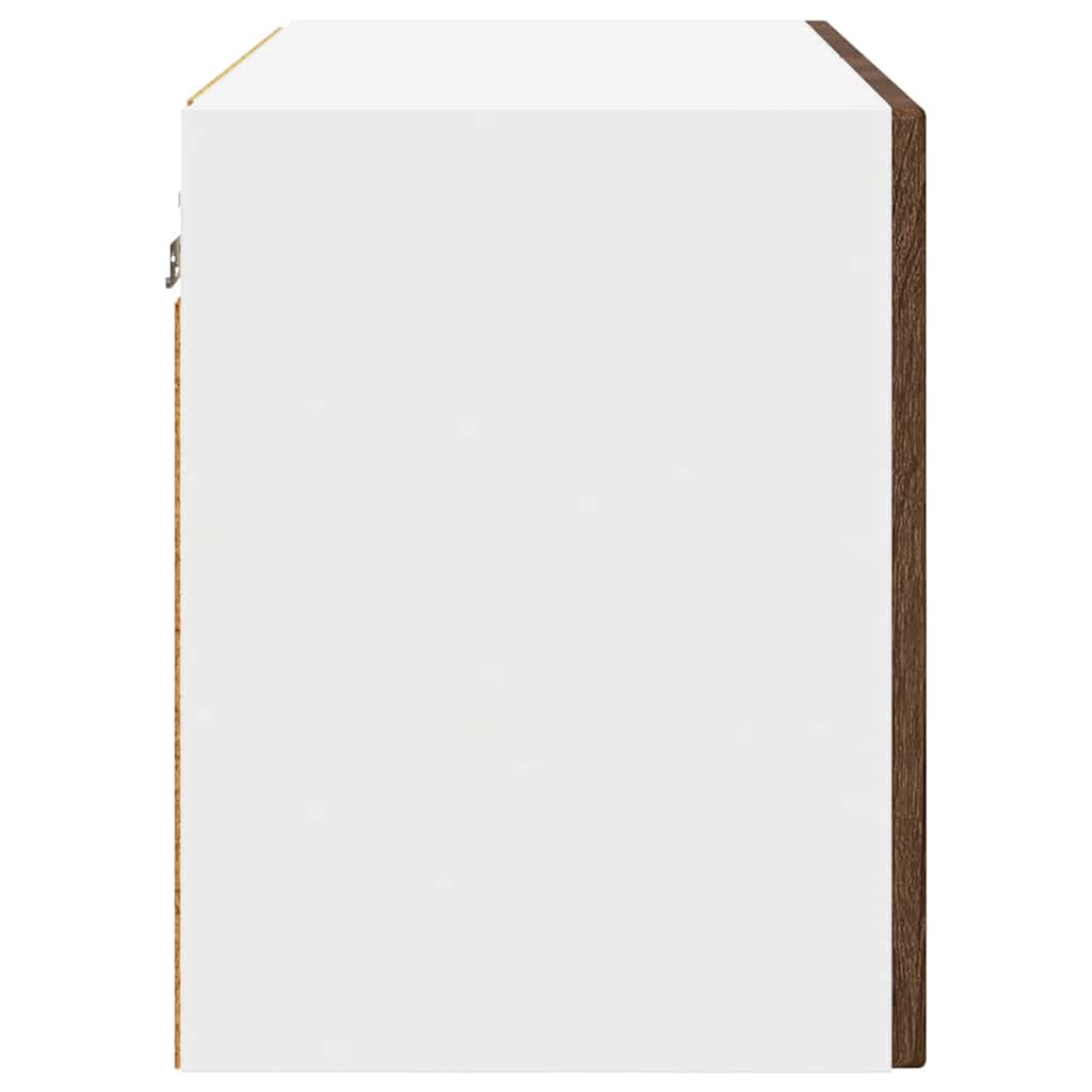 vidaXL Szafka ścienna PORTO 2 pcs Brązowy dąb 60 x 31 x 40 cm