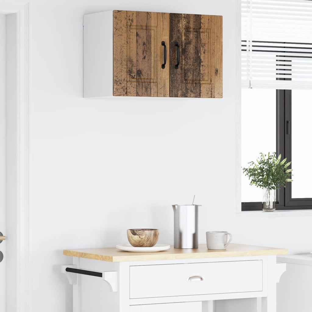 vidaXL Szafka ścienna PORTO Stare drewno 60 x 31 x 40 cm
