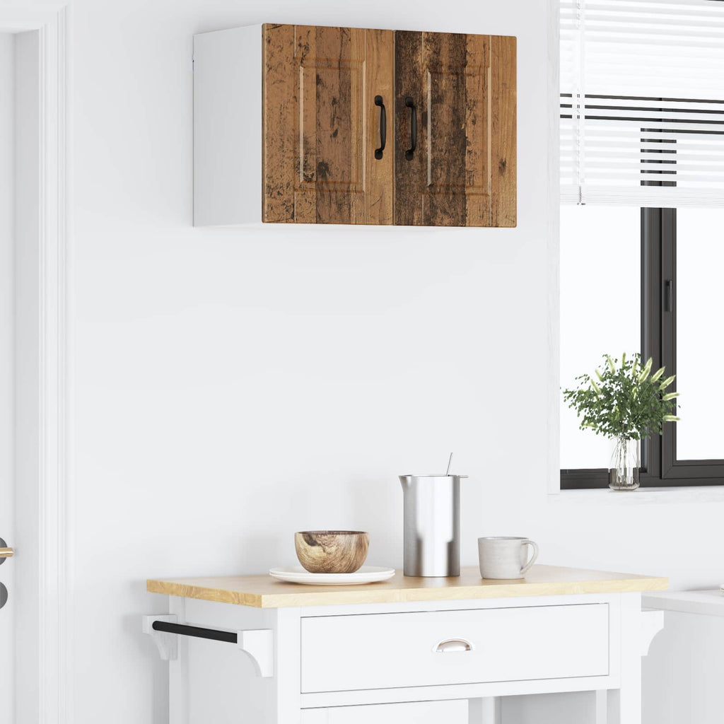 vidaXL Szafka ścienna PORTO Stare drewno 60 x 31 x 40 cm