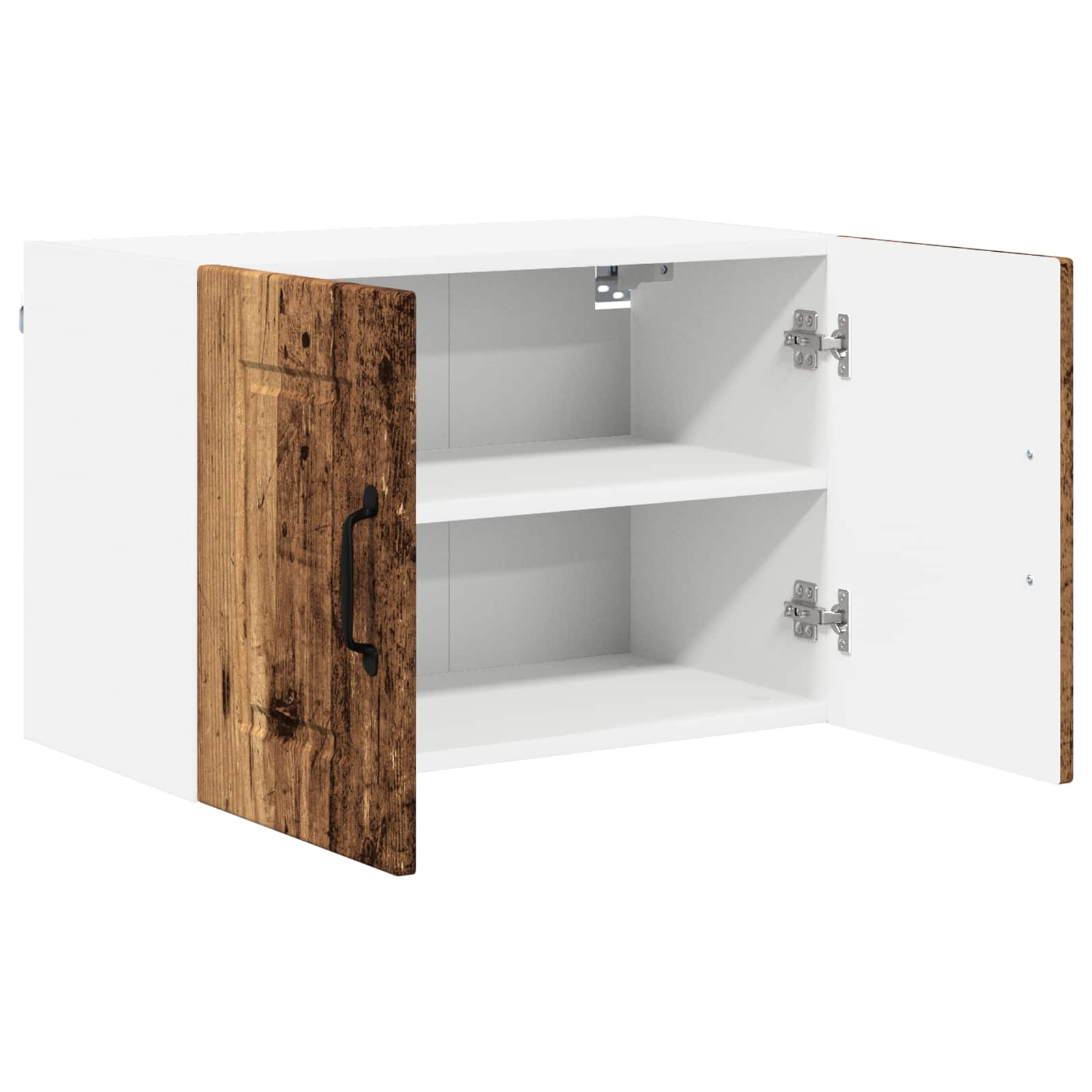 vidaXL Szafka ścienna PORTO 2 pcs Stare drewno 60 x 31 x 40 cm