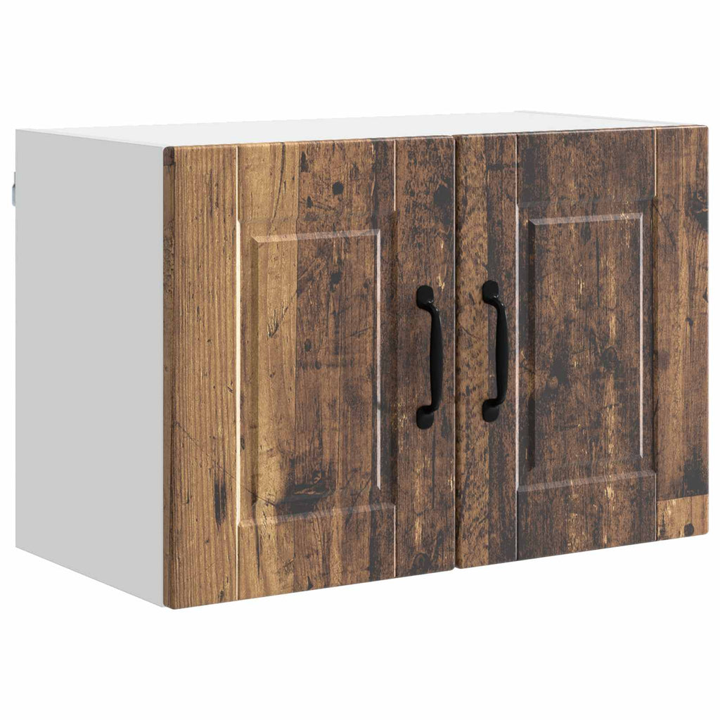 vidaXL Szafka ścienna PORTO 2 pcs Stare drewno 60 x 31 x 40 cm