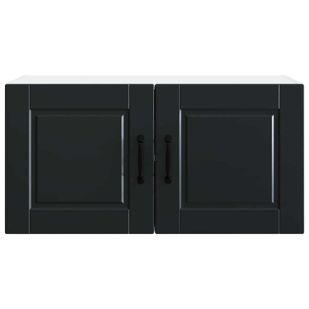 vidaXL Szafka ścienna PORTO Czarny 80 x 31 x 40 cm