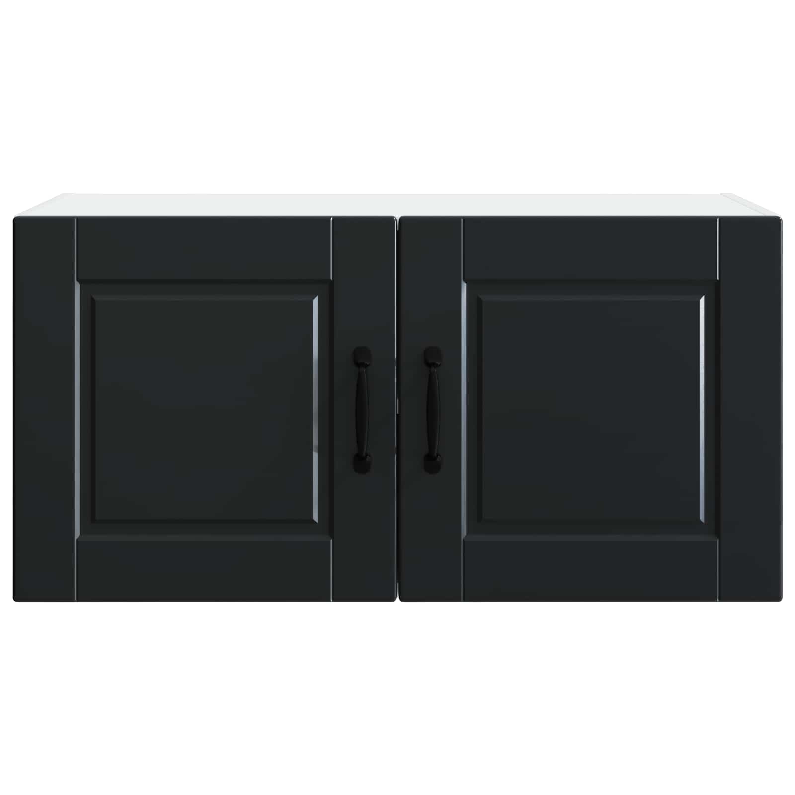 vidaXL Szafka ścienna PORTO Czarny 80 x 31 x 40 cm