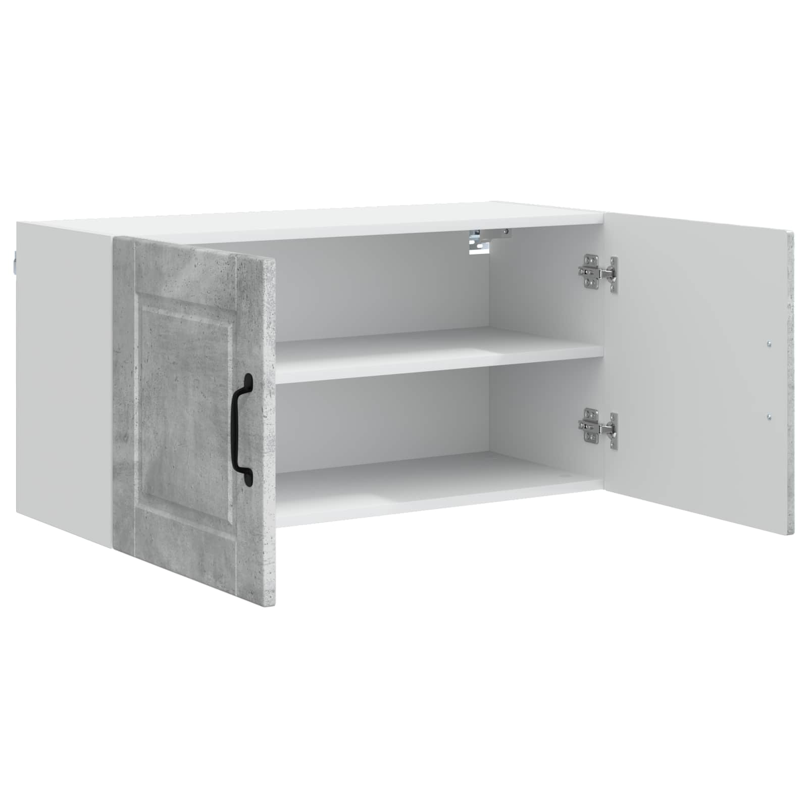 vidaXL Szafka ścienna PORTO Betonowy szary 80 x 31 x 40 cm