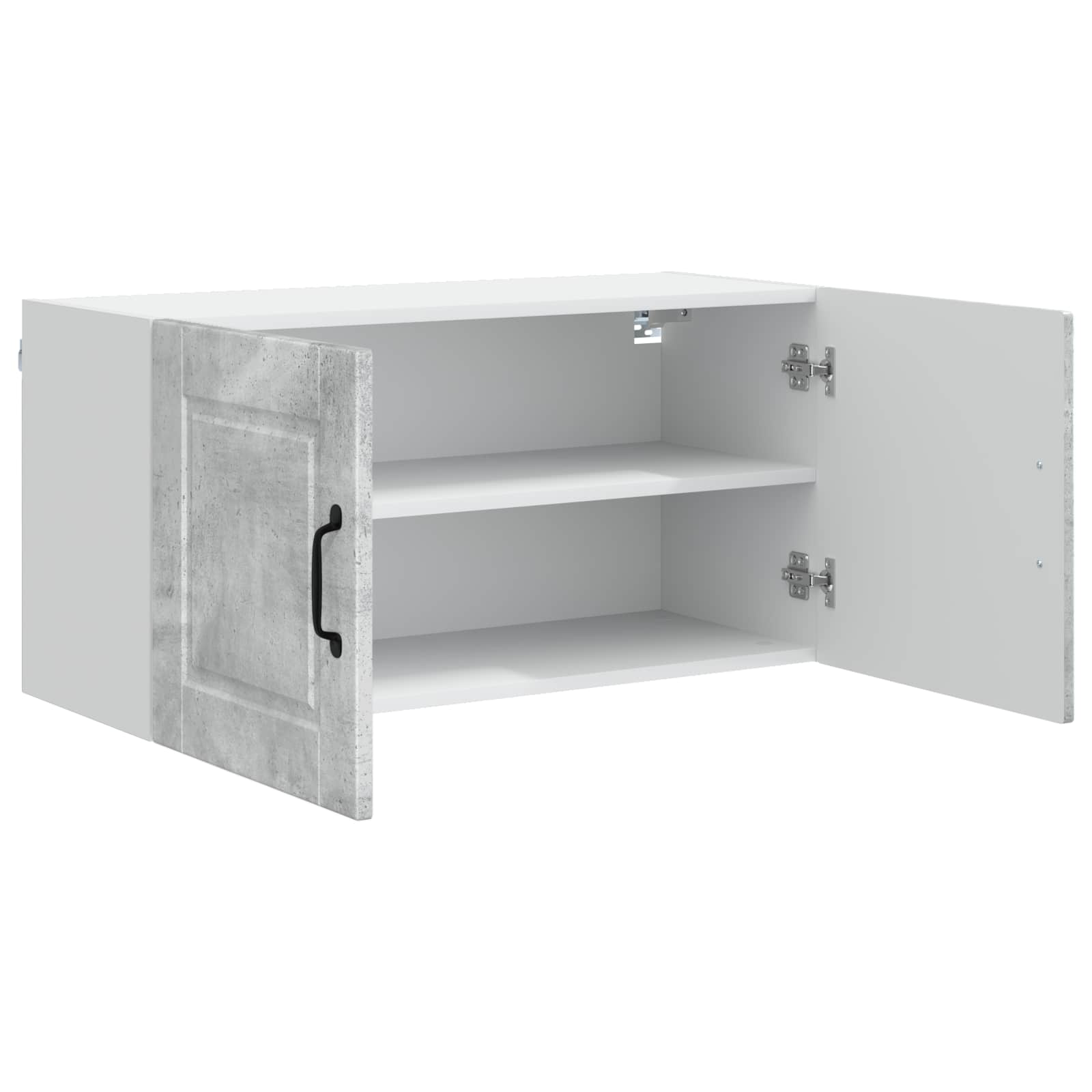 vidaXL Szafka ścienna PORTO Betonowy szary 80 x 31 x 40 cm