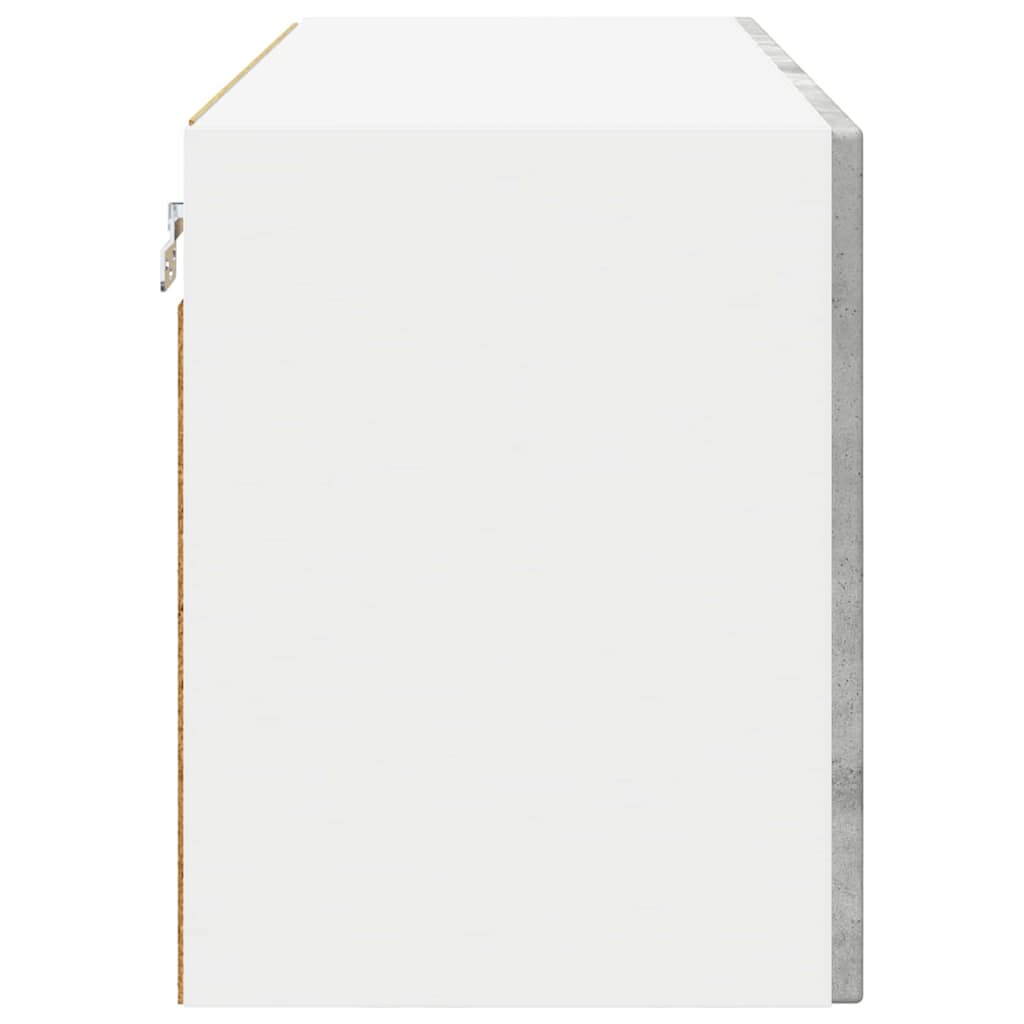 vidaXL Szafka ścienna PORTO Betonowy szary 80 x 31 x 40 cm