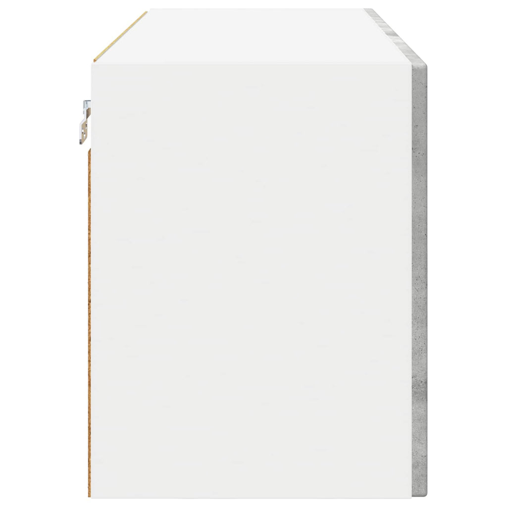 vidaXL Szafka ścienna PORTO Betonowy szary 80 x 31 x 40 cm