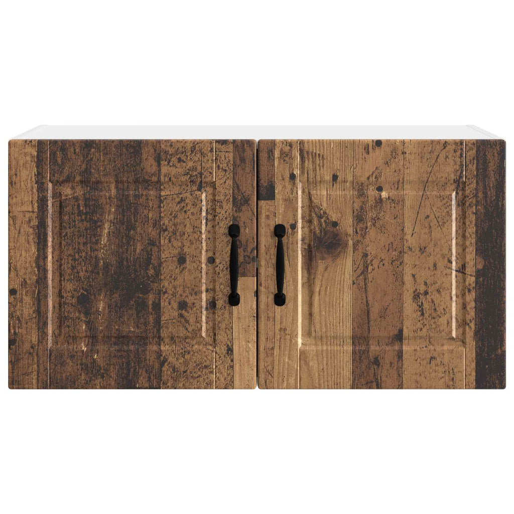 vidaXL Szafka ścienna PORTO Stare drewno 80 x 31 x 40 cm