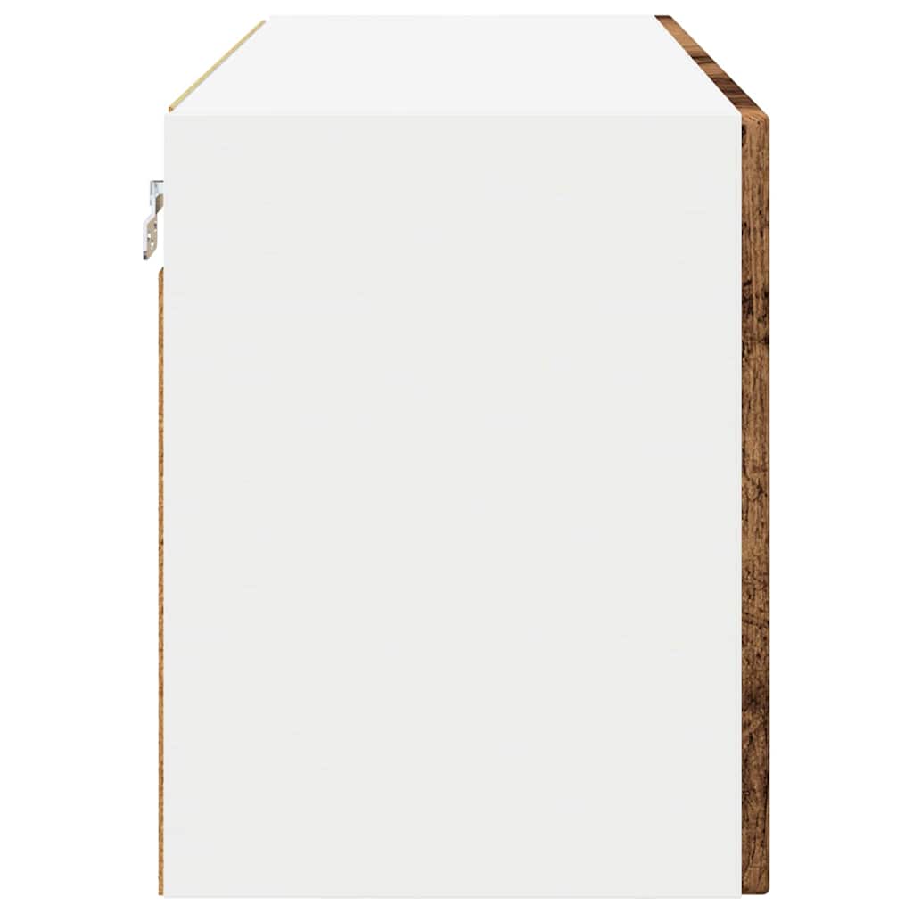 vidaXL Szafka ścienna PORTO Stare drewno 80 x 31 x 40 cm