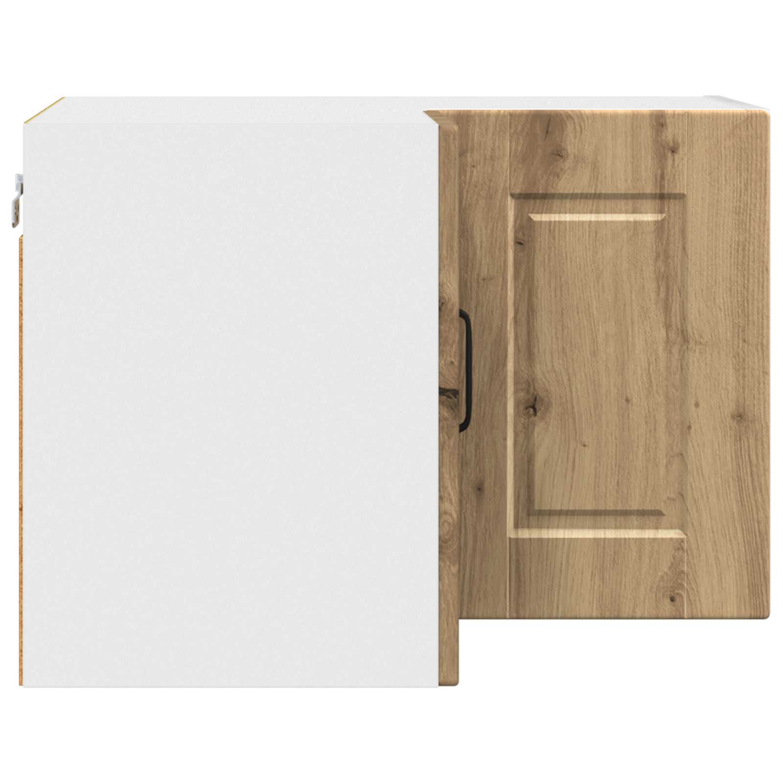 vidaXL Szafka narożna na ścianę PORTO Dąb rzemieślniczy