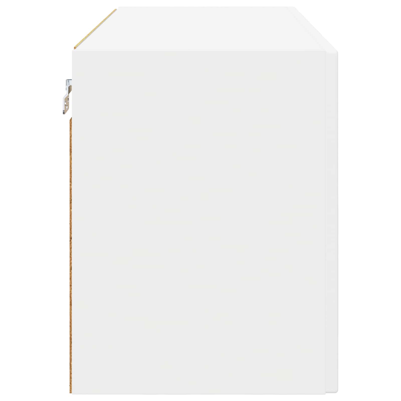 vidaXL Szafka szklana na ścianę PORTO Biały 60 x 31 x 40 cm