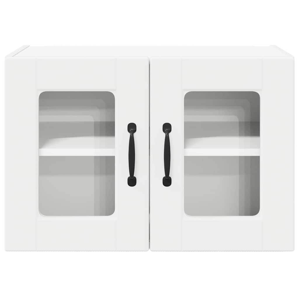 vidaXL Szafka szklana na ścianę PORTO 2 pcs Biały 60 x 31 x 40 cm
