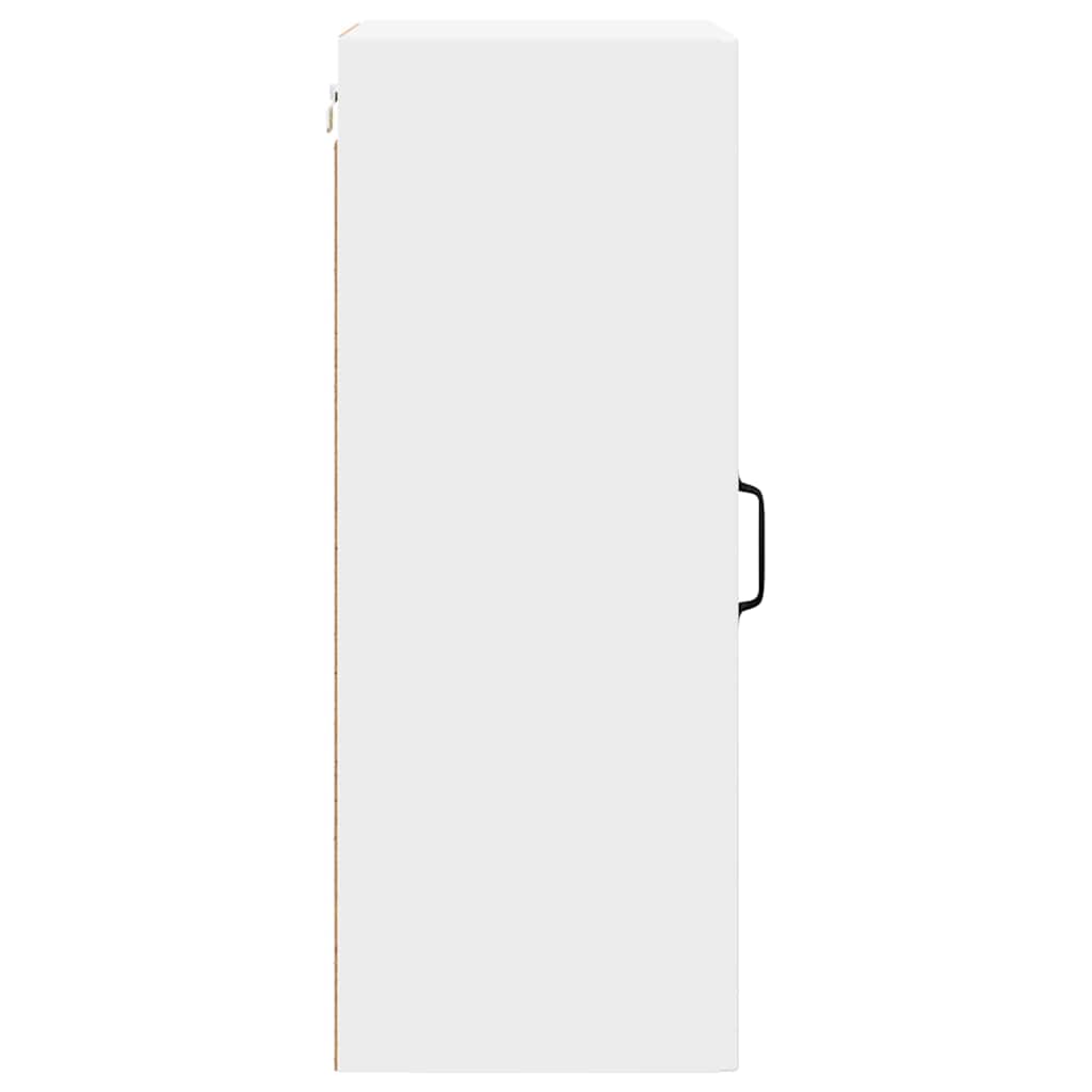 vidaXL Szafka szklana na ścianę PORTO 2 pcs Biały 40 x 31 x 80 cm