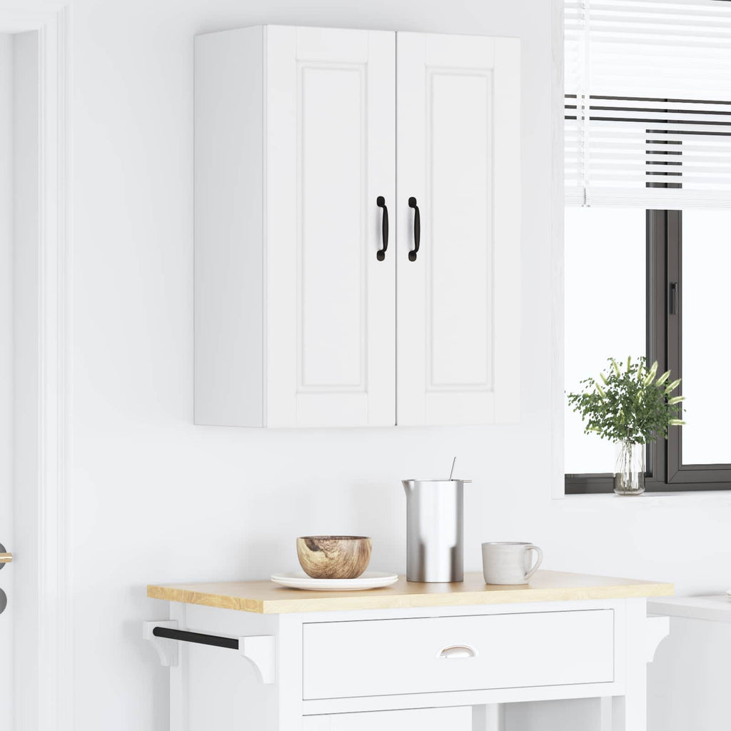 vidaXL Szafka ścienna PORTO 2 pcs Biały 30 x 31 x 80 cm