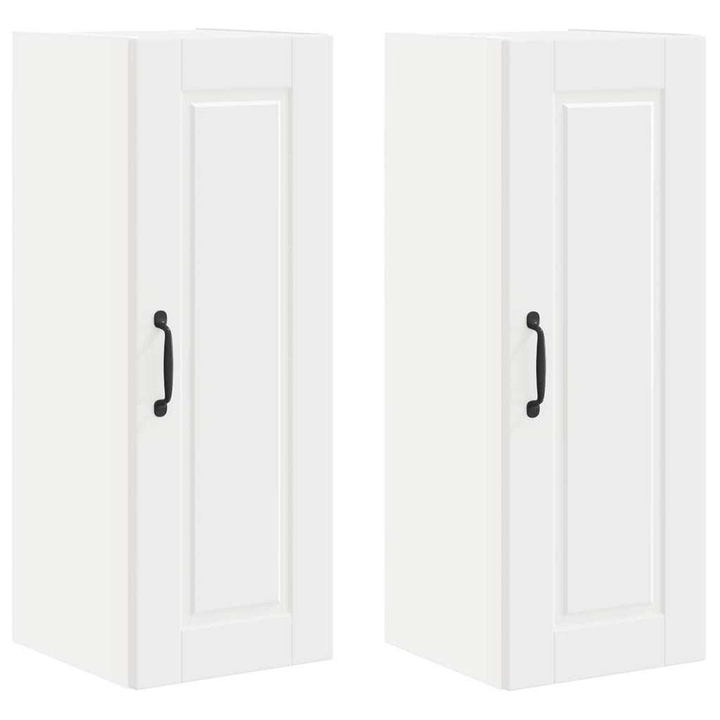vidaXL Szafka ścienna PORTO 2 pcs Biały 30 x 31 x 80 cm