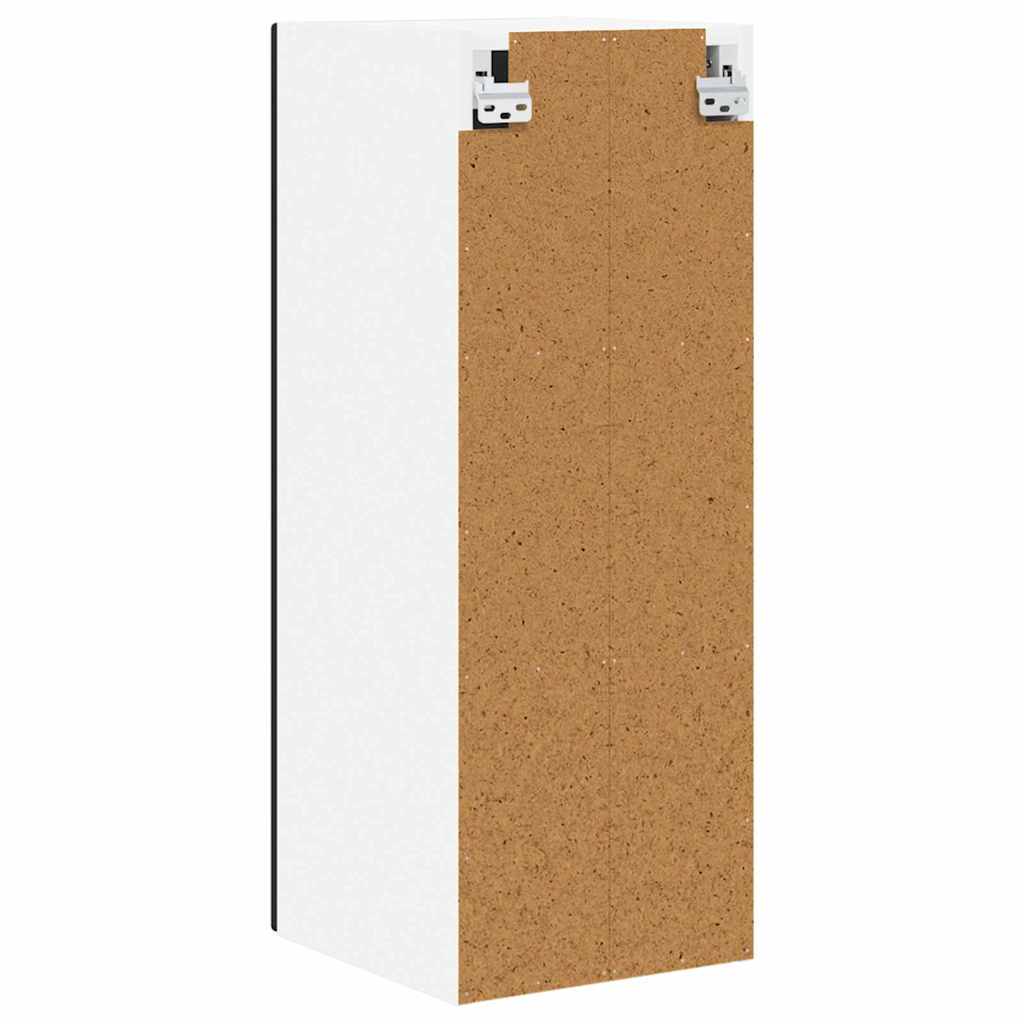 vidaXL Szafka ścienna PORTO 2 pcs Czarny 30 x 31 x 80 cm